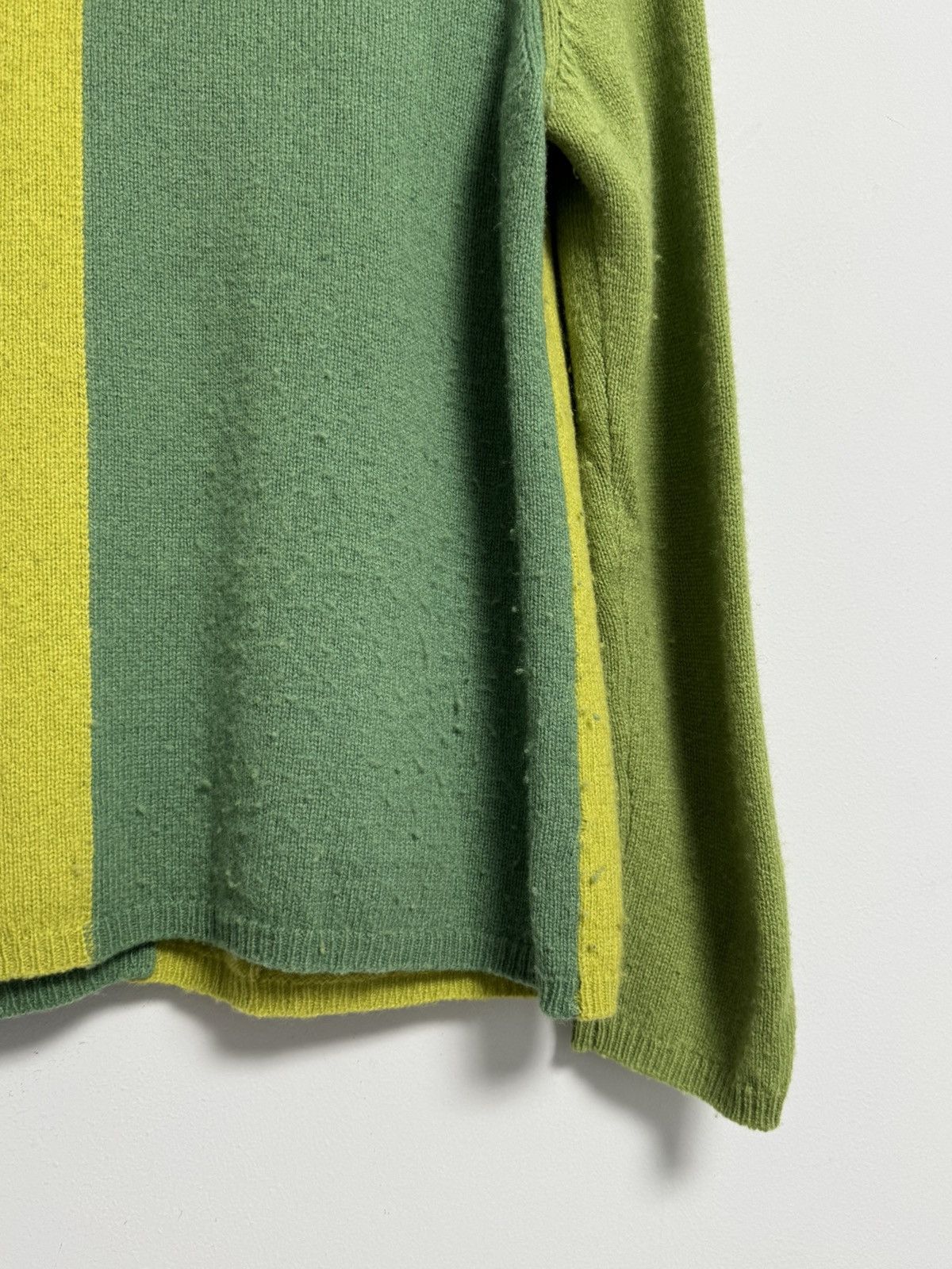 Gudrun Sjoden Gudrun Sjoden Wool Green Patchwork Sweater Women's Cardigan Size M / US 6-8 / IT 42-44 - 13 Thumbnail