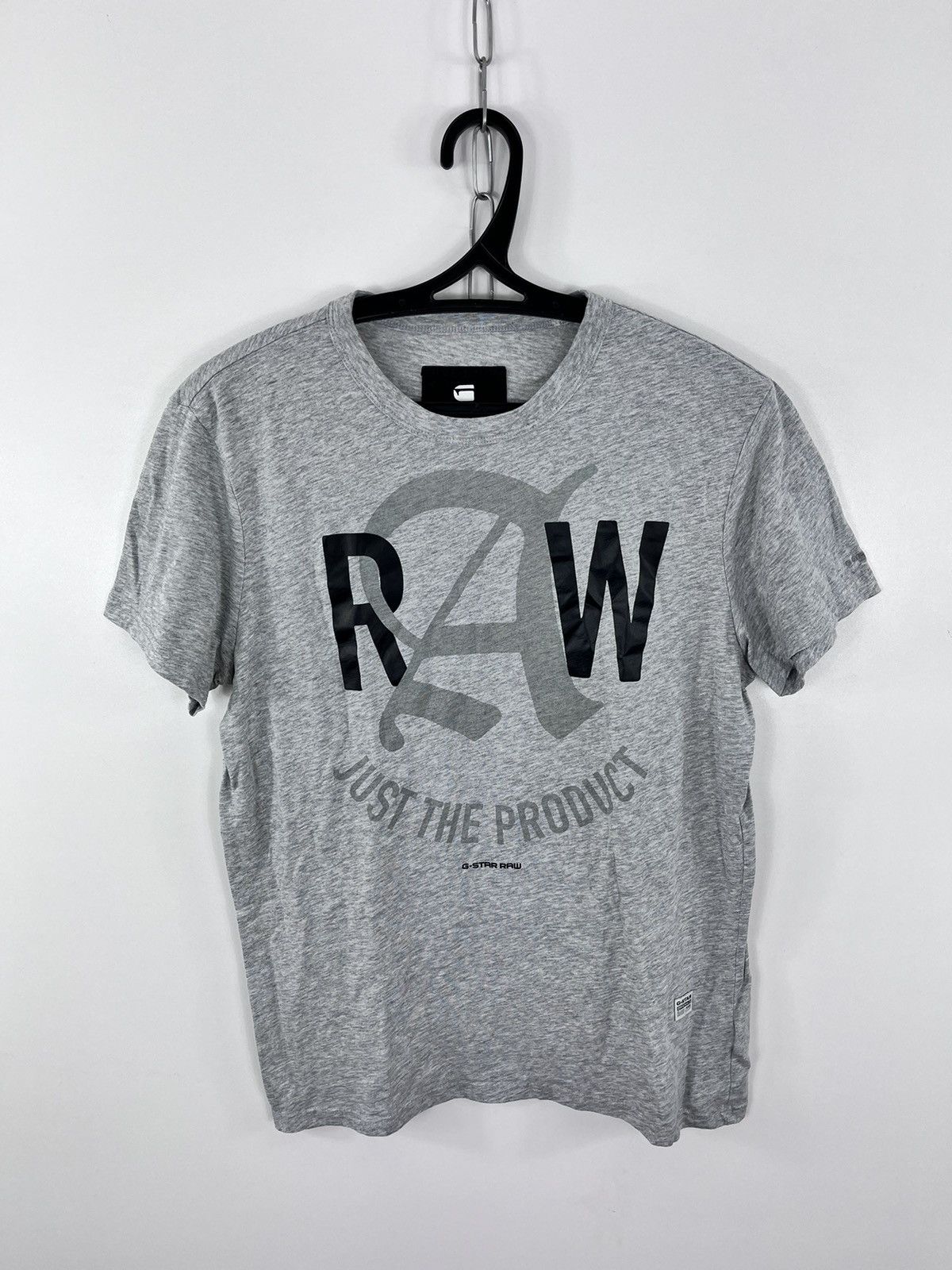 G-Star G-Star Raw T-Shirt Big Logo Grey Size M Size US M / EU 48-50 / 2 - 1 Thumbnail