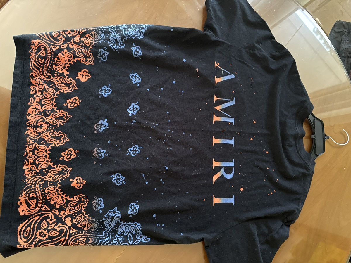 Amiri AMIRI Bandana Bleach Tee Size US L / EU 52-54 / 3 - 5 Thumbnail