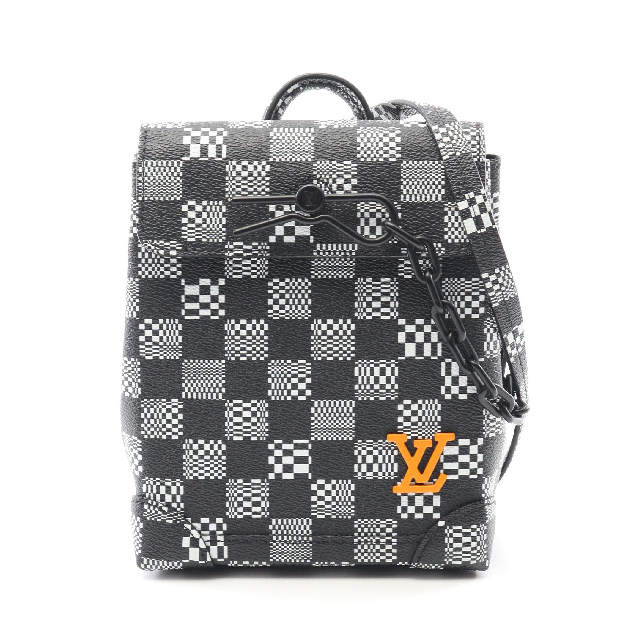 Louis Vuitton Louis Vuitton Steamer Xs Damier Distorted Shoulder Bag Black Size ONE SIZE - 1 Thumbnail