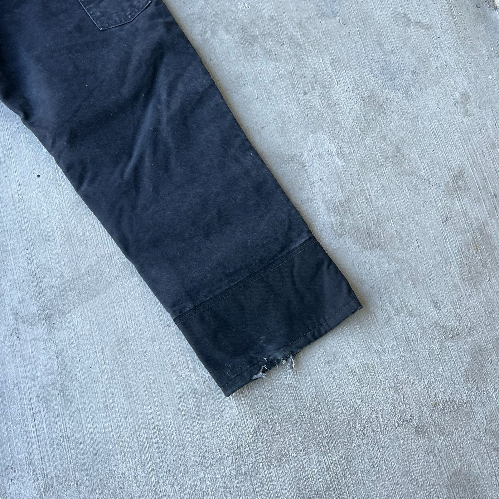 Carhartt × Vintage Carhartt faded black double knee work wear carpenter pants Size US 37 - 9 Thumbnail