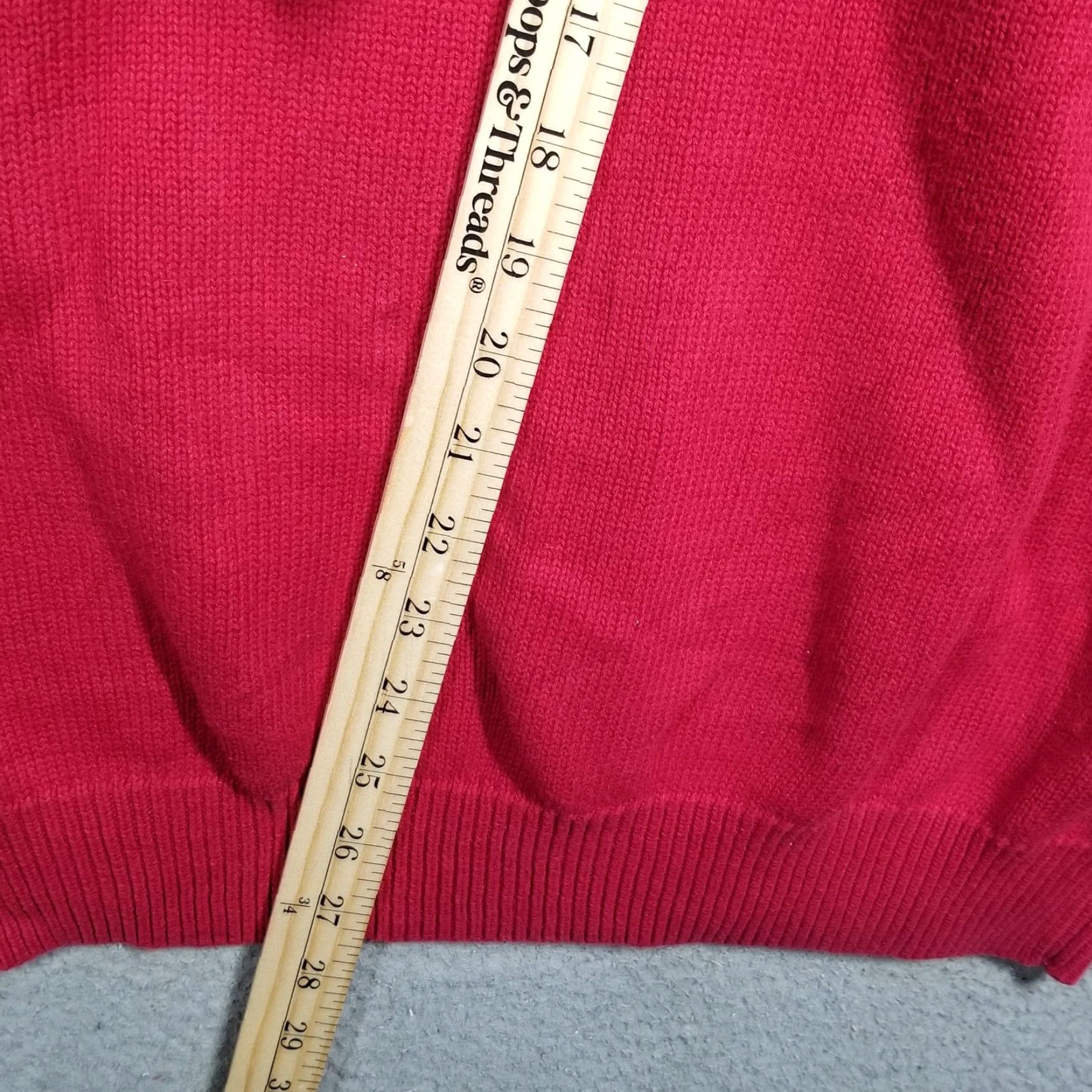 Nautica Nautica Sweater Mens Large Red 100% Cotton Knit Crewneck Pullover Logo Knit Style Tight-Knit Long Sleeve Casual Winter Size US L / EU 52-54 / 3 - 6 Thumbnail