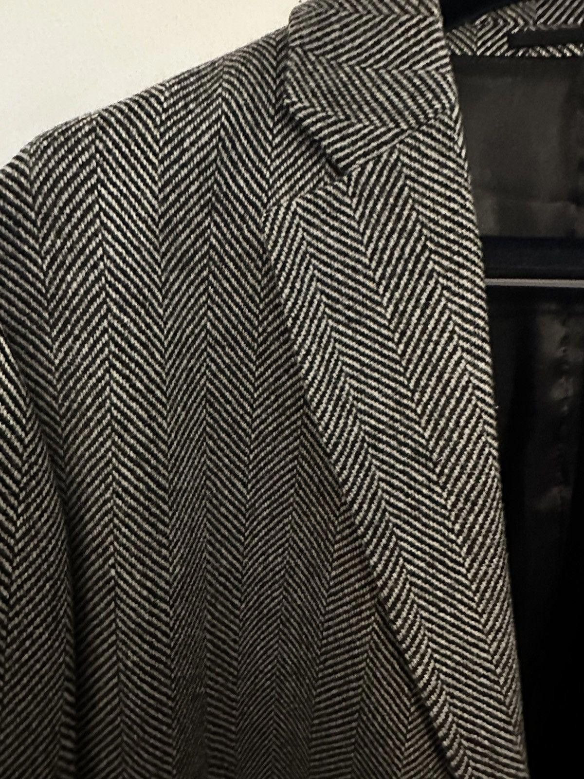 Drapeau Noir Drapeau Noir Men's Gray Herringbone Wool Coat - French Size US M / EU 48-50 / 2 - 3 Thumbnail