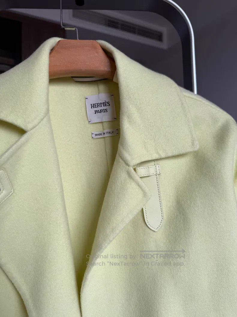 Hermes Hermes Short cashmere coat, cashmere Size XS / US 0-2 / IT 36-38 - 3 Thumbnail