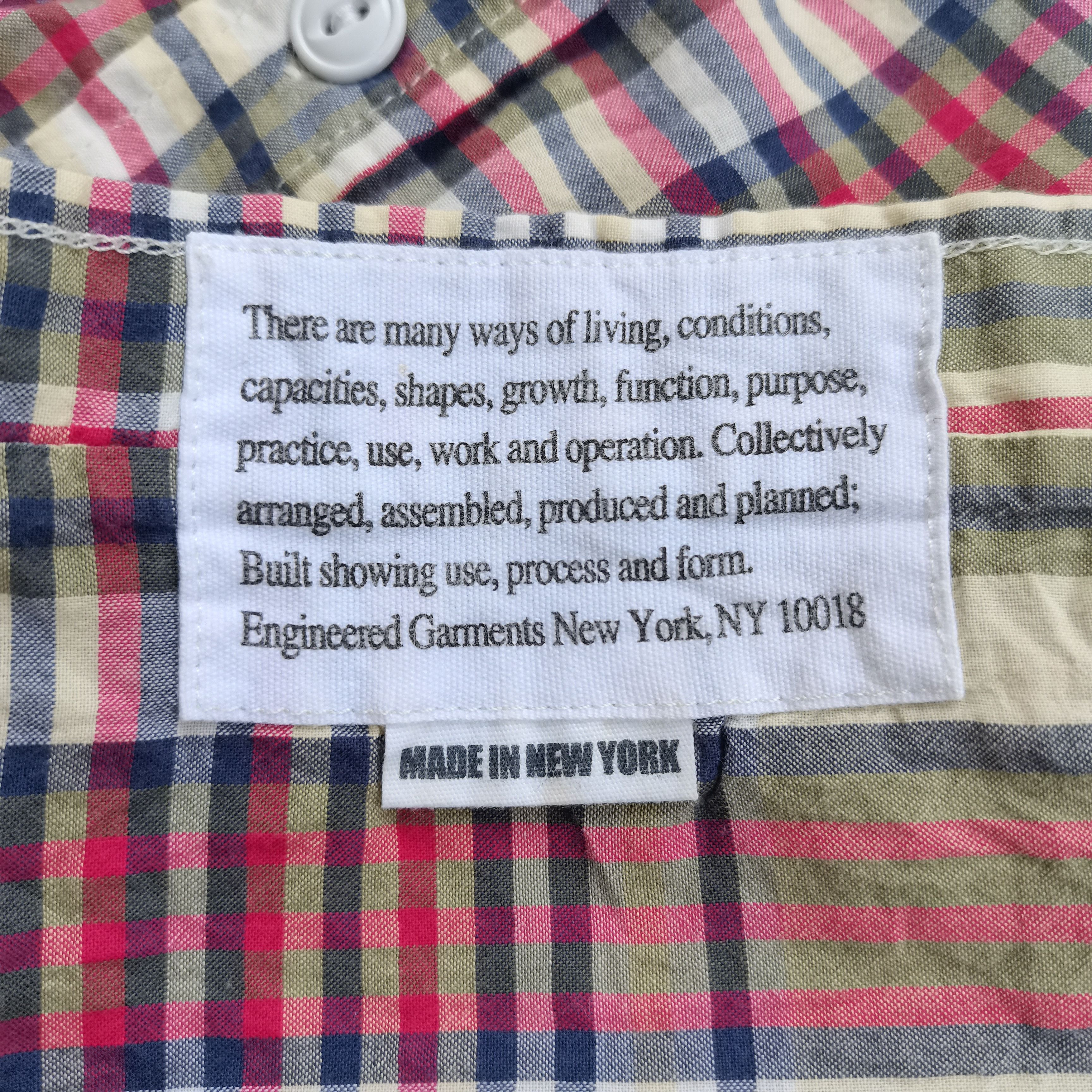 Engineered Garments Vintage Engineered Garments Flannel Button Up Shirt Size US S / EU 44-46 / 1 - 5 Thumbnail