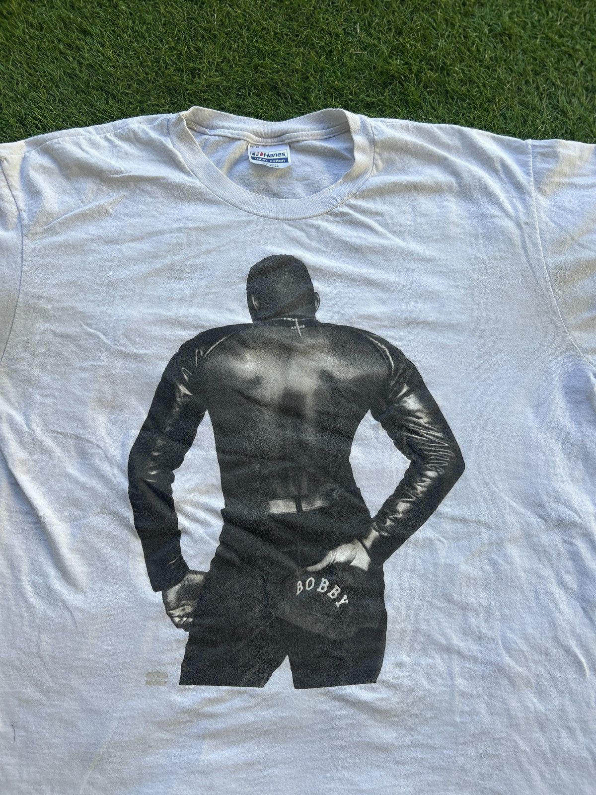 Vintage Vintage 90s Bobby Brown Album Promo T-Shirt Size US XL / EU 56 / 4 - 2 Thumbnail