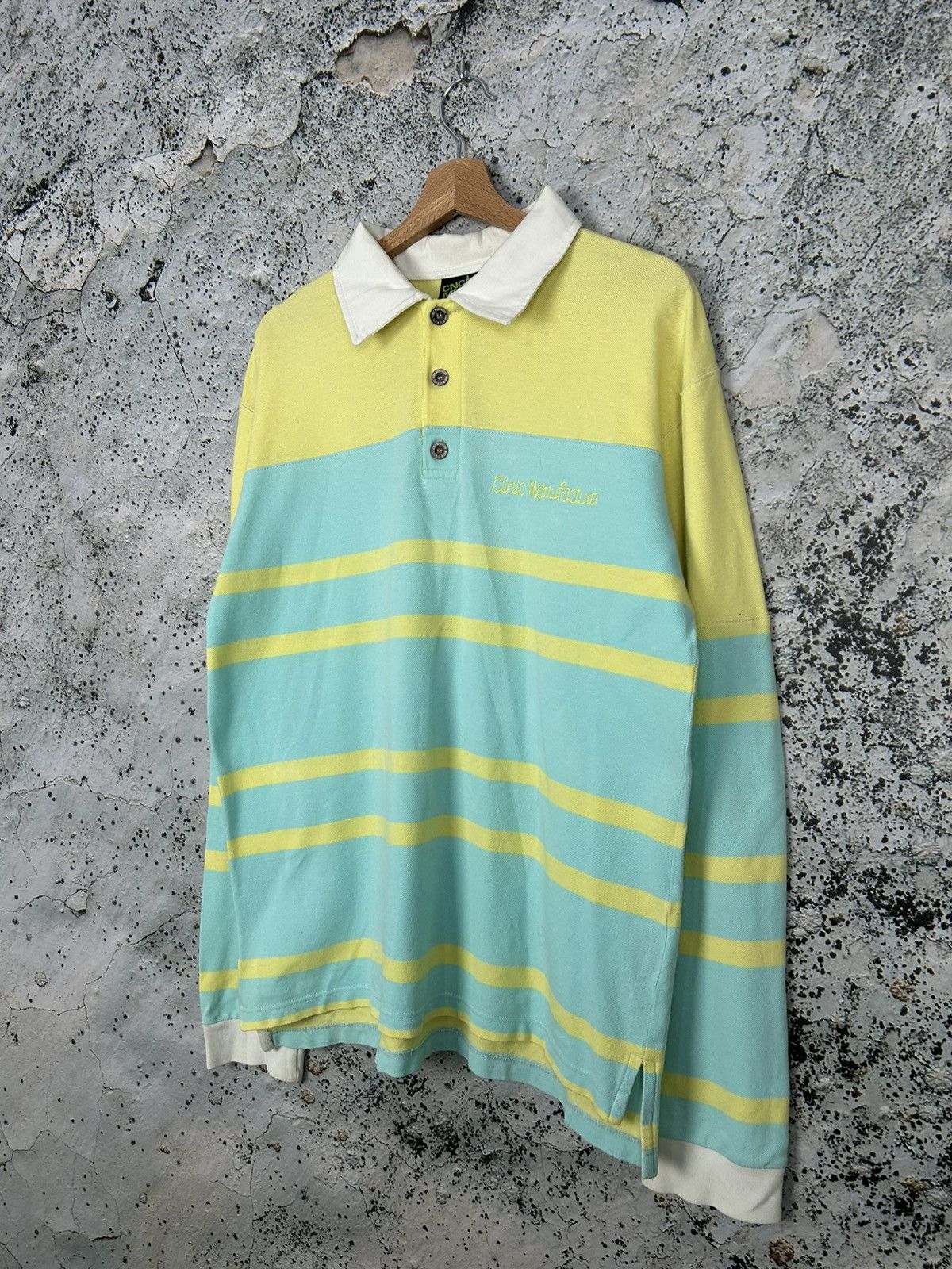 Rap Tees Vintage Clinic Rap Polo Affliction Baggy Skate Hip Hop Size US L / EU 52-54 / 3 - 2 Thumbnail