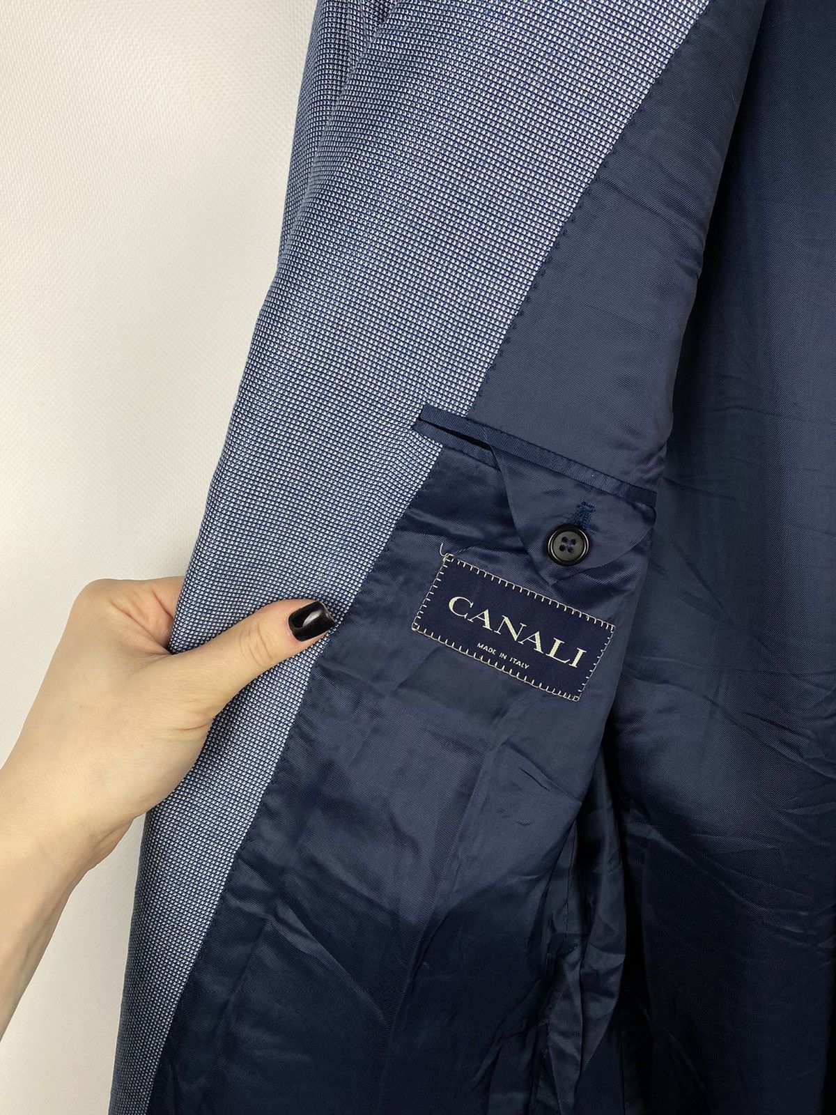 Canali Canali men’s bamboo blazer jacket sport coat size US 42 Size 42R - 21 Thumbnail