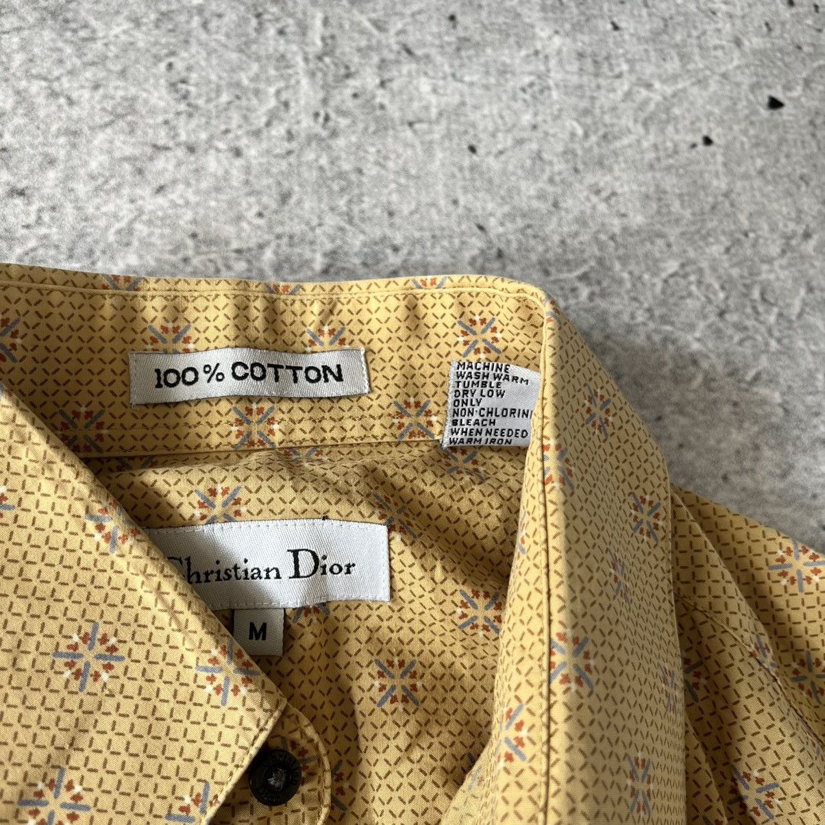 Christian Dior Monsieur × Vintage Vintage Christian Dior shirt pattern M cotton Size US M / EU 48-50 / 2 - 7 Thumbnail