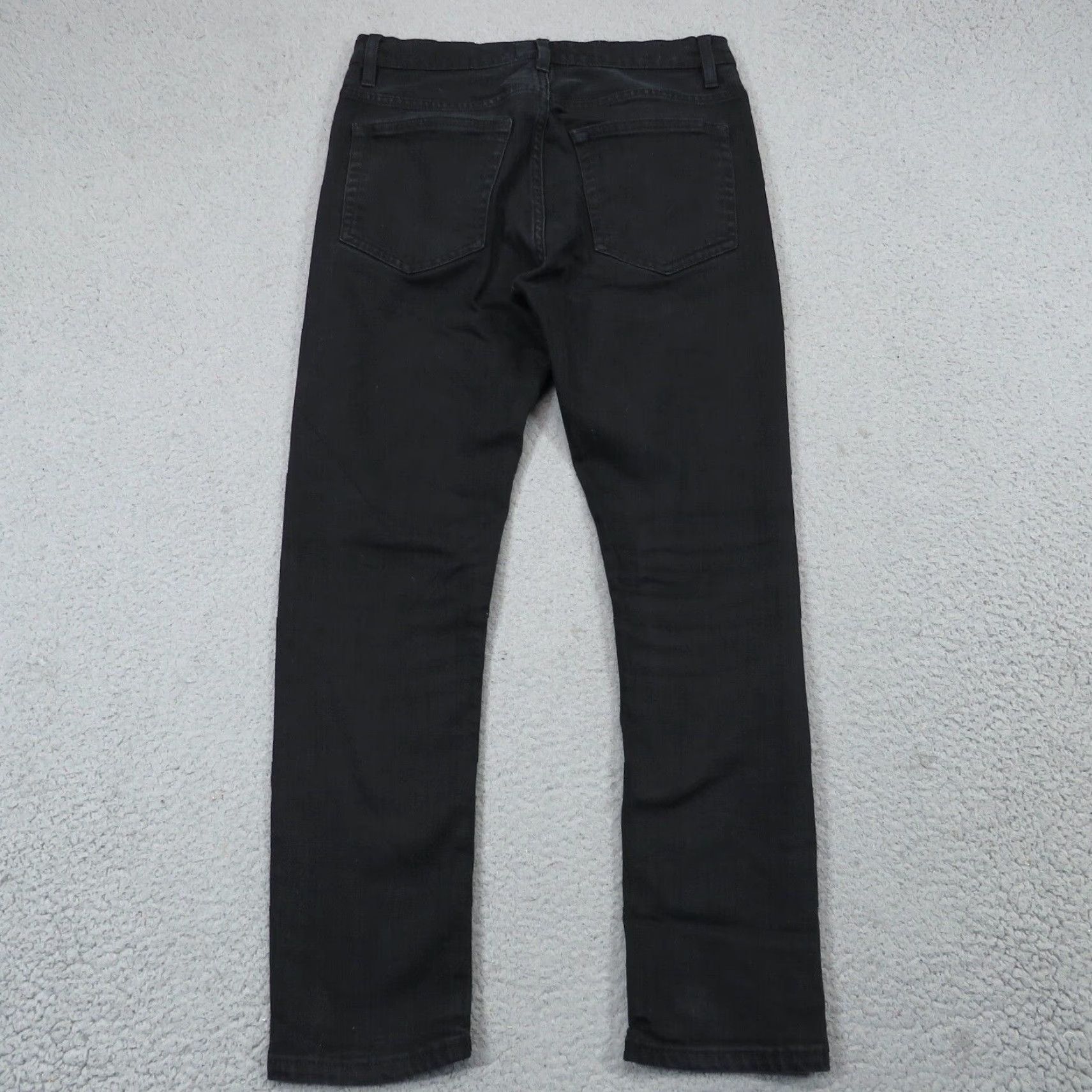 Acne Studios Acne Studios Jeans Men 29 Black Town Stay Cropped Denim Button Fly Mid Rise Jeans Mens Black City Cropped 5-Pocket Design Urban Modern Style Size US 29 - 2 Thumbnail