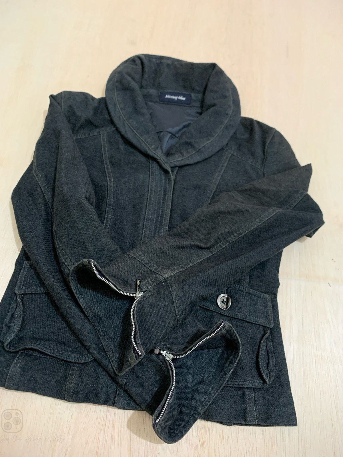 14th Addiction × Japanese Brand × Le Grande Bleu (L.G.B.) Vintage Mixing Blue Lgb style Denim Jacket Size US M / EU 48-50 / 2 - 5 Thumbnail