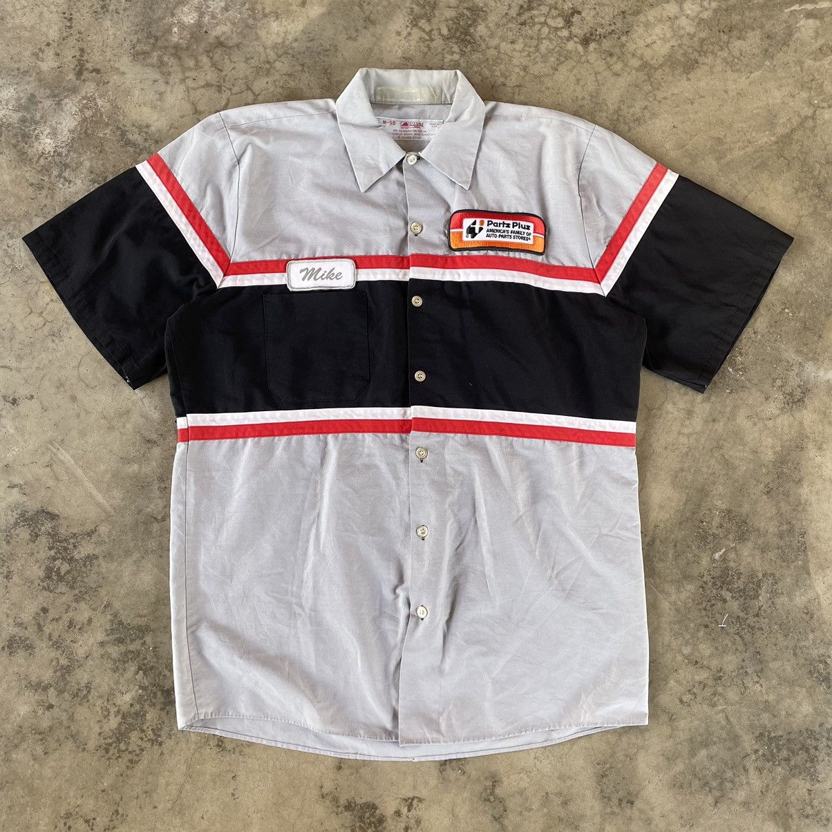 Japanese Brand × Vintage 🔥🔥🇺🇸Red Kap Stripes Pocket Patchworks Workers Buttons Shirts Size US L / EU 52-54 / 3 - 1 Thumbnail