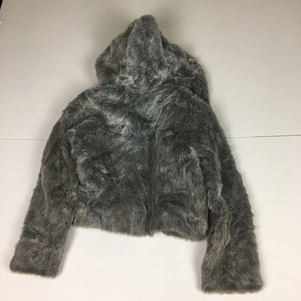 Japanese Brand Moda In Boa Acrylic Like Mink Fur Crop Hoodie Size M / US 6-8 / IT 42-44 - 8 Thumbnail