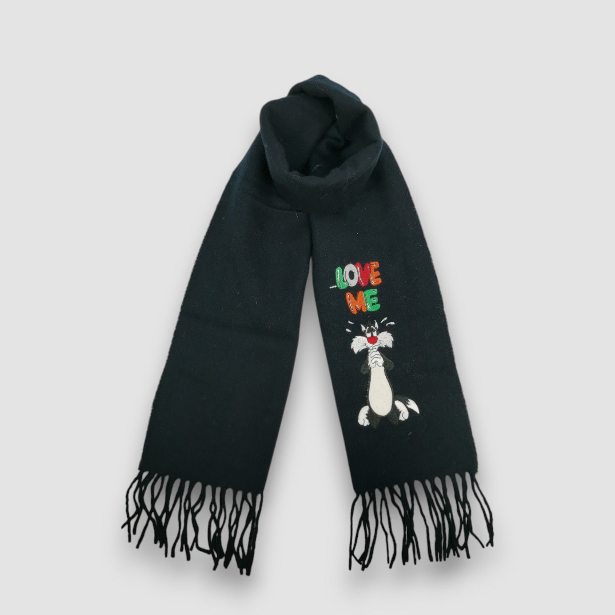 Cartoon Network Vintage Looney Tunes Scarf Warner Bros Muffler Scarves Size ONE SIZE - 5 Thumbnail