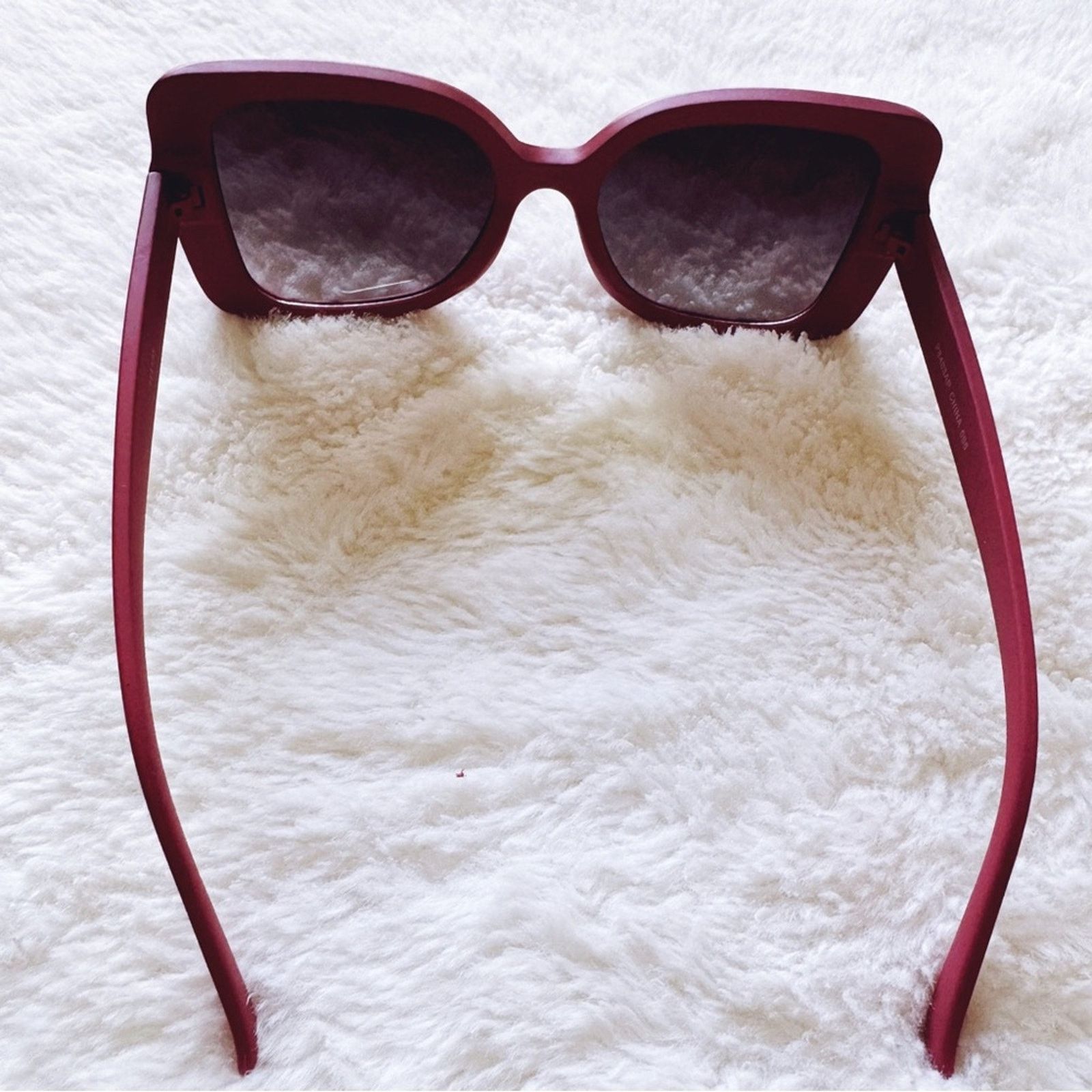 Other Eva Red Square-Framed Sunglasses Size ONE SIZE - 9 Thumbnail