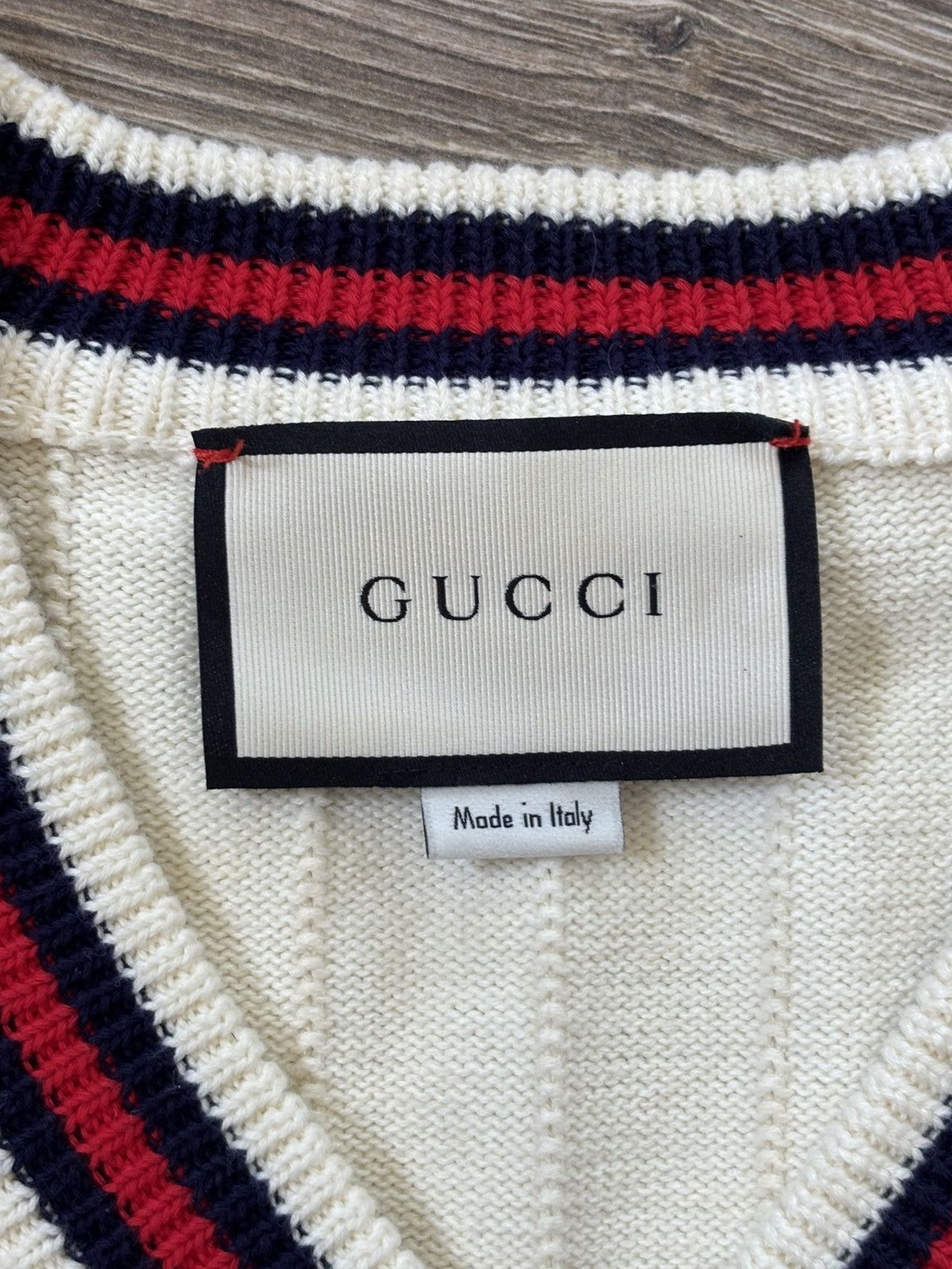 Gucci Gucci Web GG Chunky Knit sweater Size US M / EU 48-50 / 2 - 4 Thumbnail