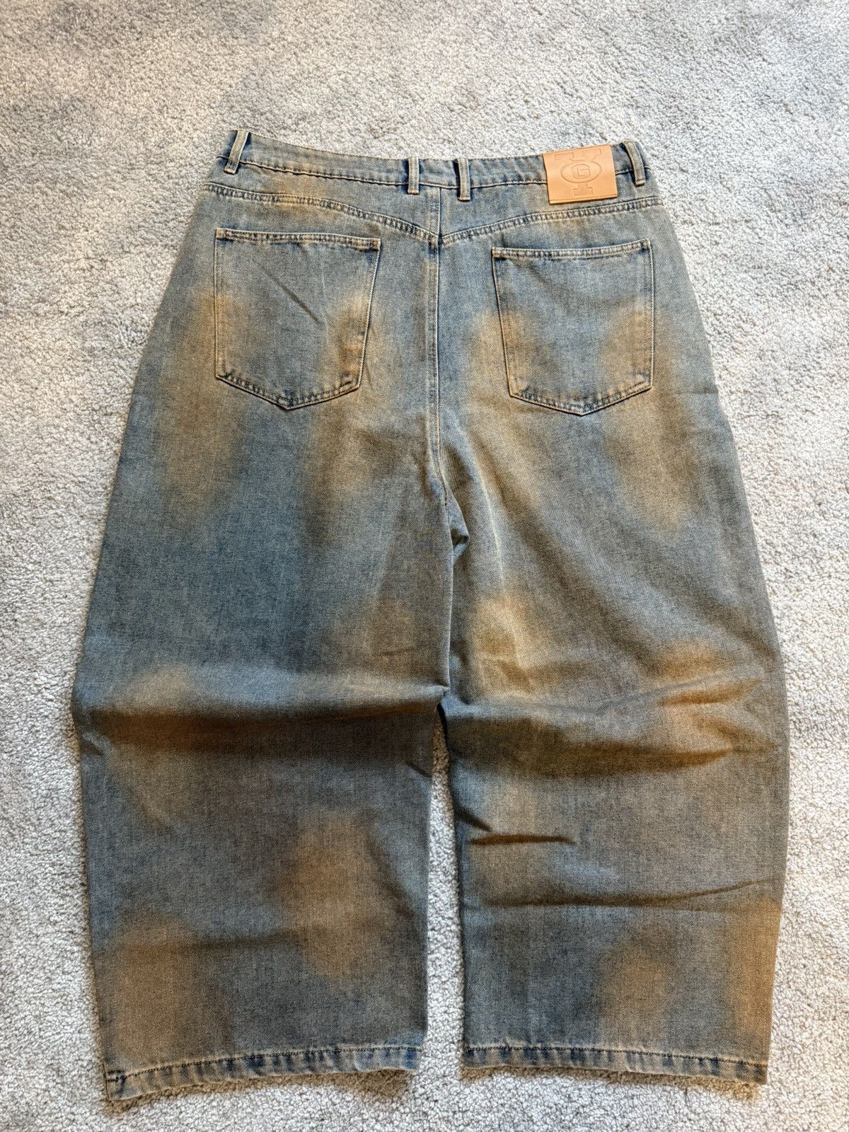 Other YG Studios Brown wash baggy denim Size US 36 / EU 52 - 2 Thumbnail