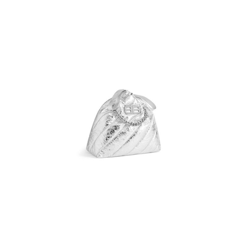 Balenciaga o1srvl11e1125 Size: OS / Crush Small Tote Bag Metallized Size ONE SIZE - 2 Thumbnail