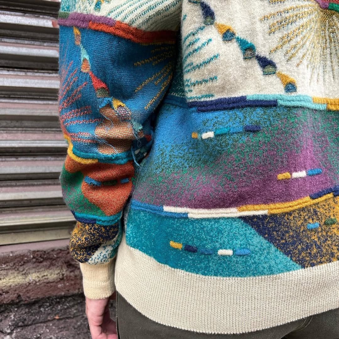 Aran Isles Knitwear × Vintage Vintage 90s Geccu Australia Knitwear Pure Merino Wool Size US L / EU 52-54 / 3 - 5 Thumbnail