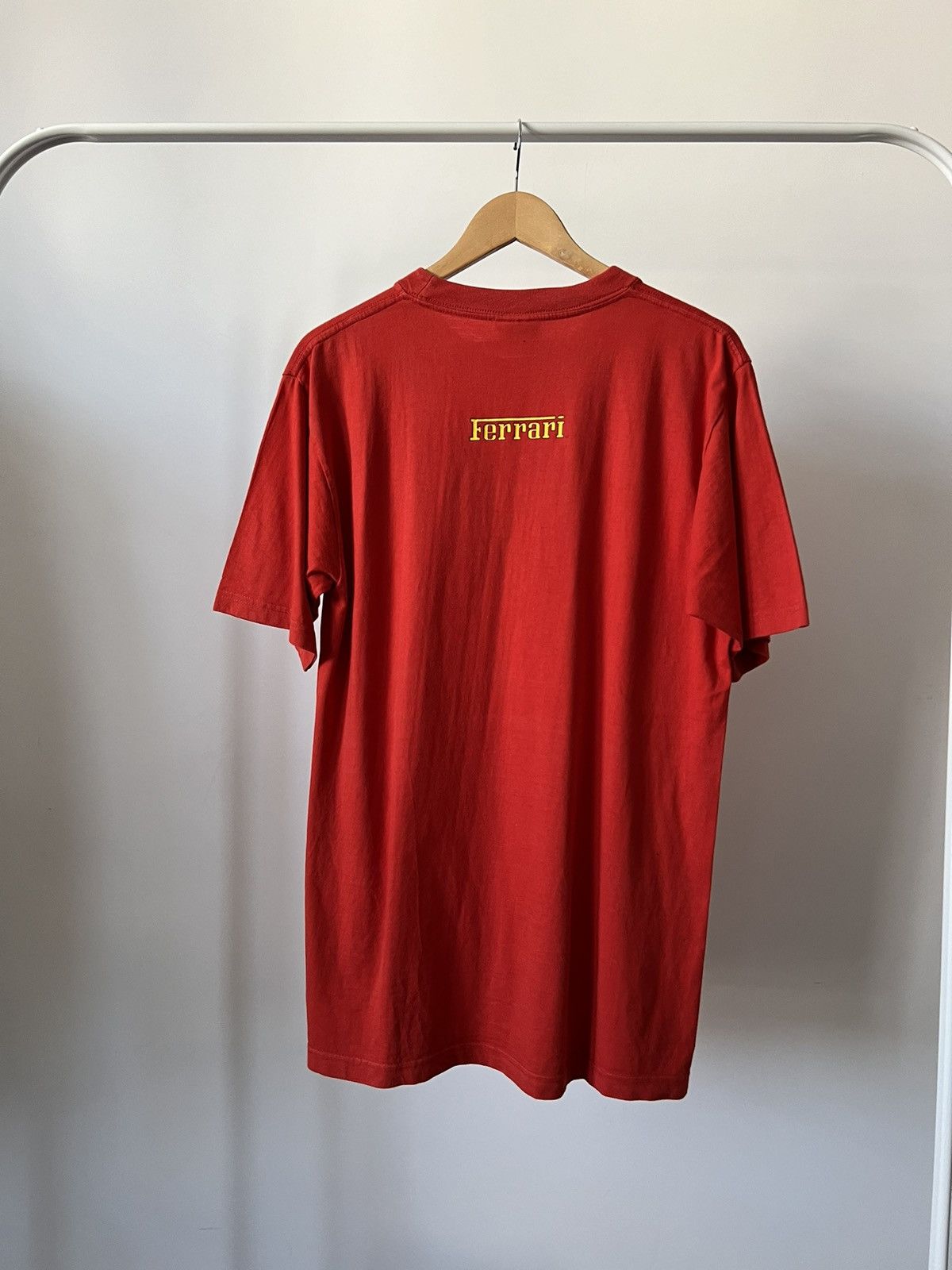Ferrari Y2K Ferrari Shell Formula 1 Racing Red T-shirt Tee Size US M / EU 48-50 / 2 - 9 Thumbnail