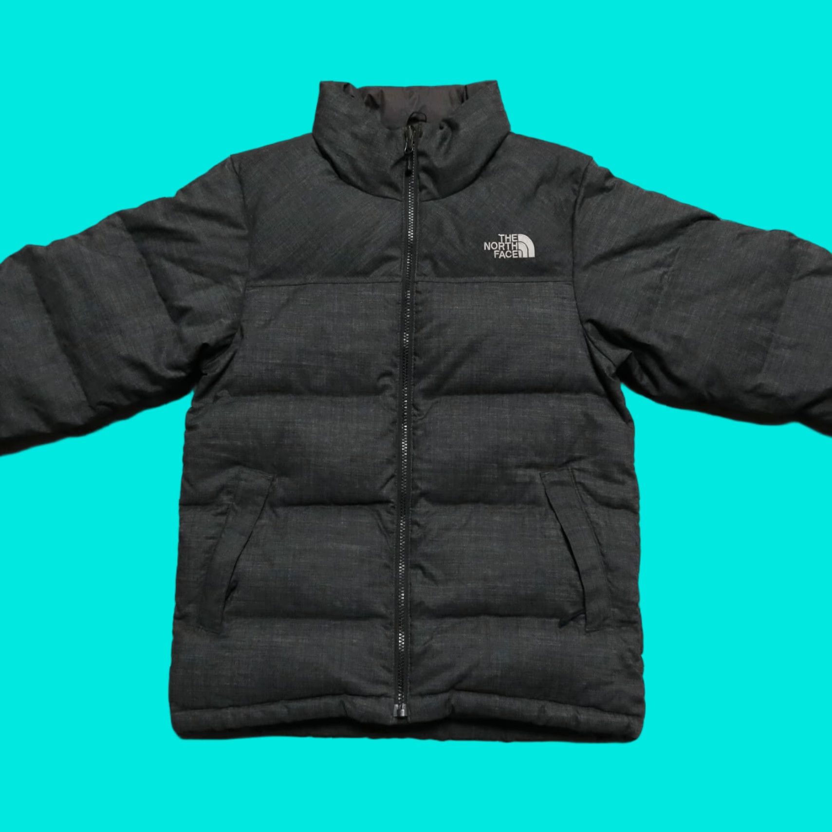 The North Face VINTAGE North Face Nuptse 700 Quilted Down Puffer Jacket Grey S Mens Size US S / EU 44-46 / 1 - 1 Thumbnail