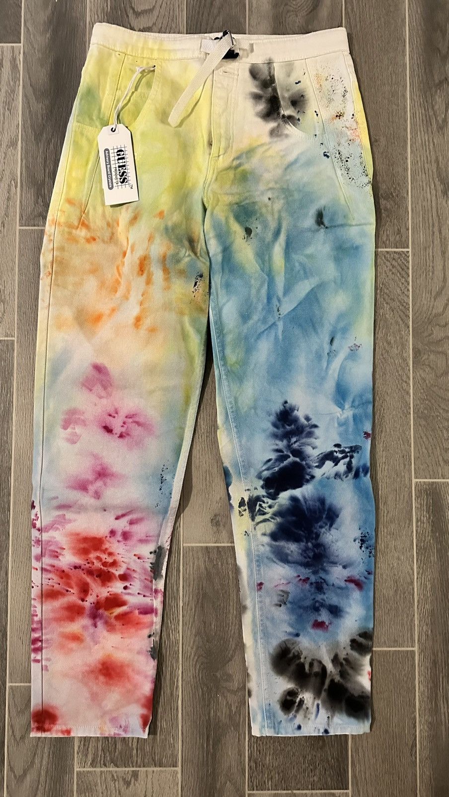 Advisory Board Crystals × Guess Guess x Advisory Board Crystals tiedye denim size 30 Size US 30 / EU 46 - 1 Thumbnail