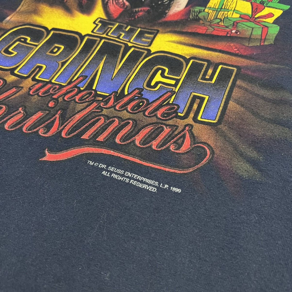 Tultex × Vintage Vintage 90s Grinch Who Stole Christmas Promo Movie T shirt Size US XL / EU 56 / 4 - 4 Thumbnail