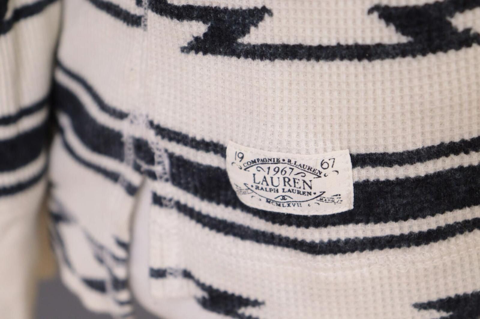Lauren Ralph Lauren Lauren Ralph Lauren Beige Geometric Sweater Size XXL Size XXL / US 16-18 / IT 52-54 - 7 Thumbnail