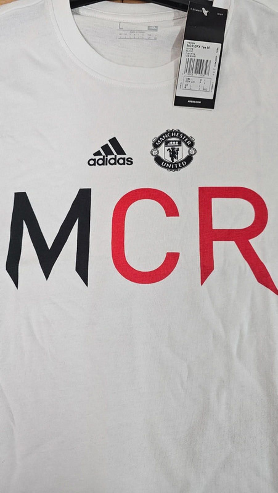 Adidas adidas Manchester United Vintage T-shirt BNWT Large (A1) Size US L / EU 52-54 / 3 - 3 Thumbnail