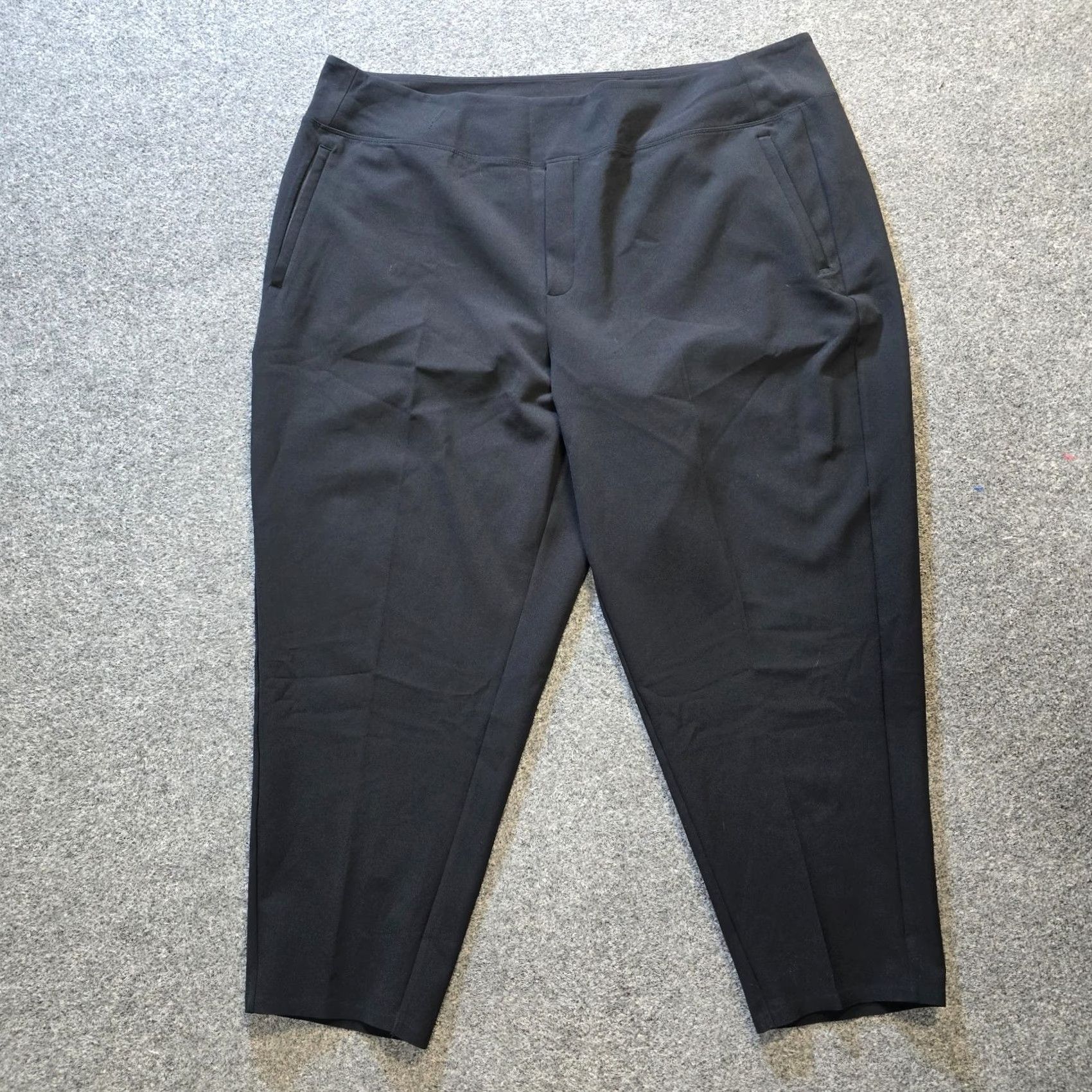 Athleta Athleta Pants Womens 22 Black Skinny Taper Pockets Lightweight Performance Casual Size 40" / US 18 - 2 Thumbnail