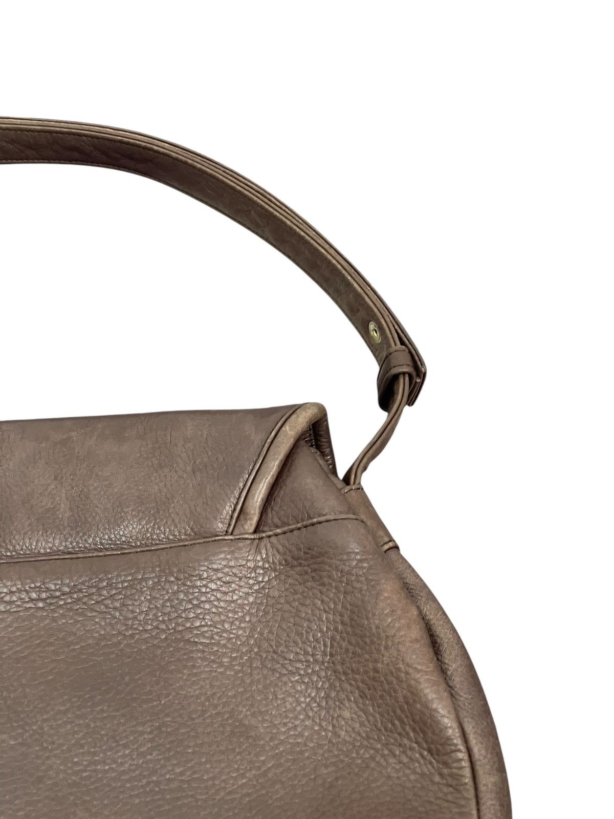 Japanese Brand Full Leather Michiko Kuge Vtg Japan Shoulder Bag 1🟩6 Size ONE SIZE - 14 Thumbnail