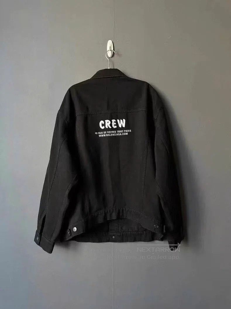 Balenciaga Balenciaga Black crew denim jacket Size XS / US 0-2 / IT 36-38 - 2 Thumbnail