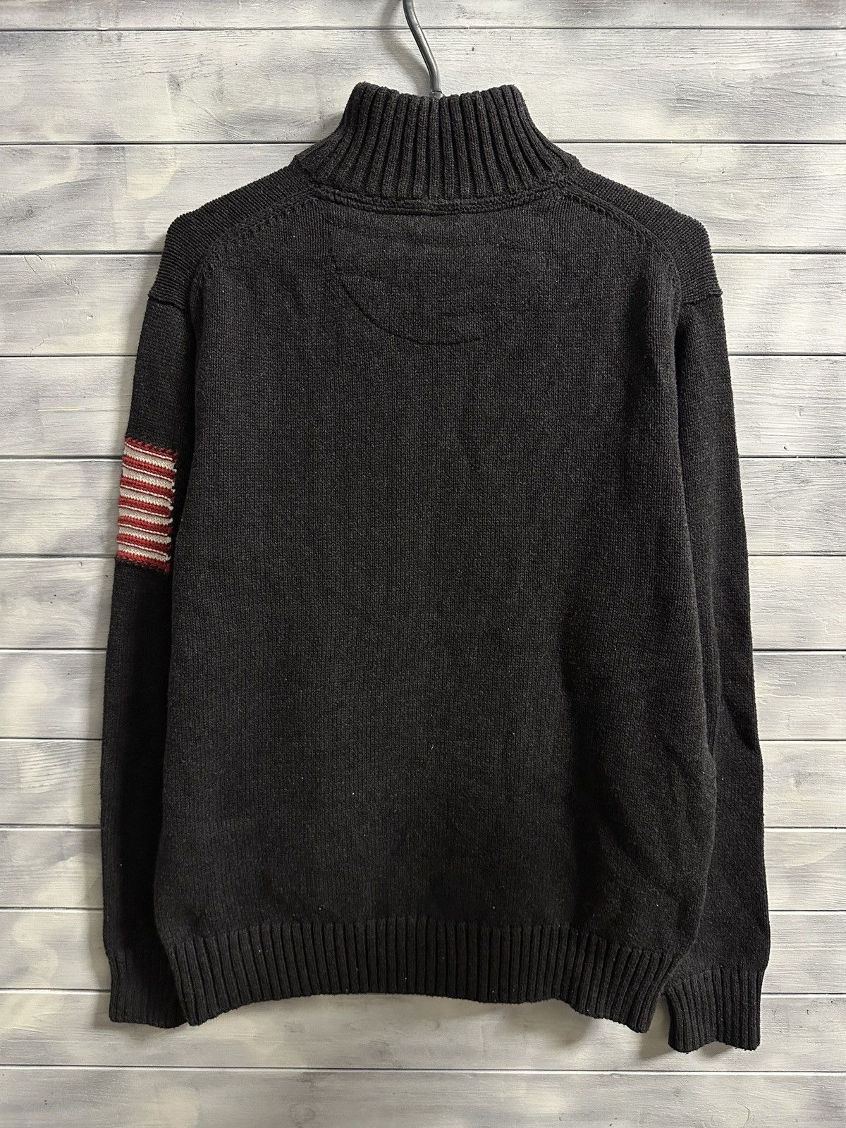 Gant Rare Vintage Knitted Zip Sweater Gant American Flag USA Size US L / EU 52-54 / 3 - 8 Thumbnail