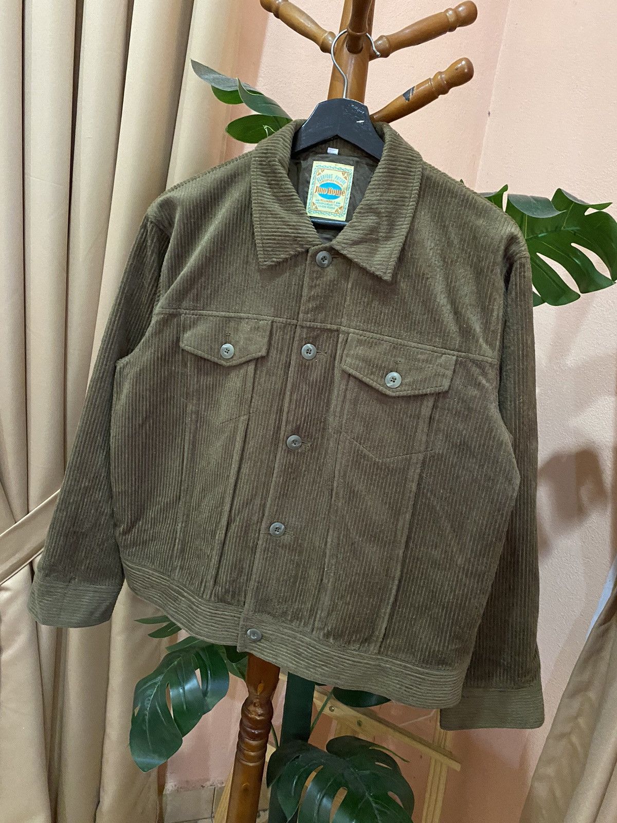 Vintage Jino House Vintage Corduroy Jacket - Timeless Size L / US 10 / IT 46 - 2 Thumbnail
