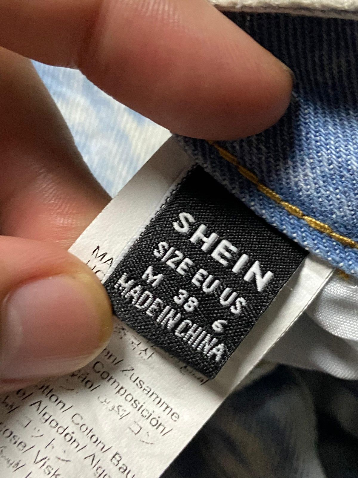 Shein SHEIN Baggy Cut Ripped Denim Jeans (162) Size US 30 / EU 46 - 3 Thumbnail