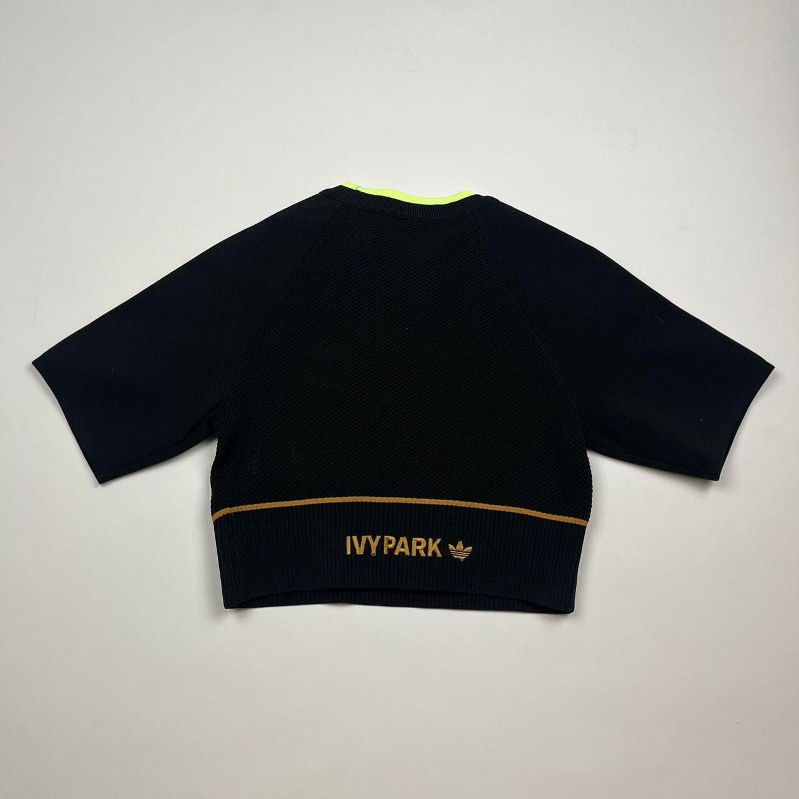 Ivy Park 2020 Ivy Park Knit Crop Top in Black Size M / US 6-8 / IT 42-44 - 4 Thumbnail