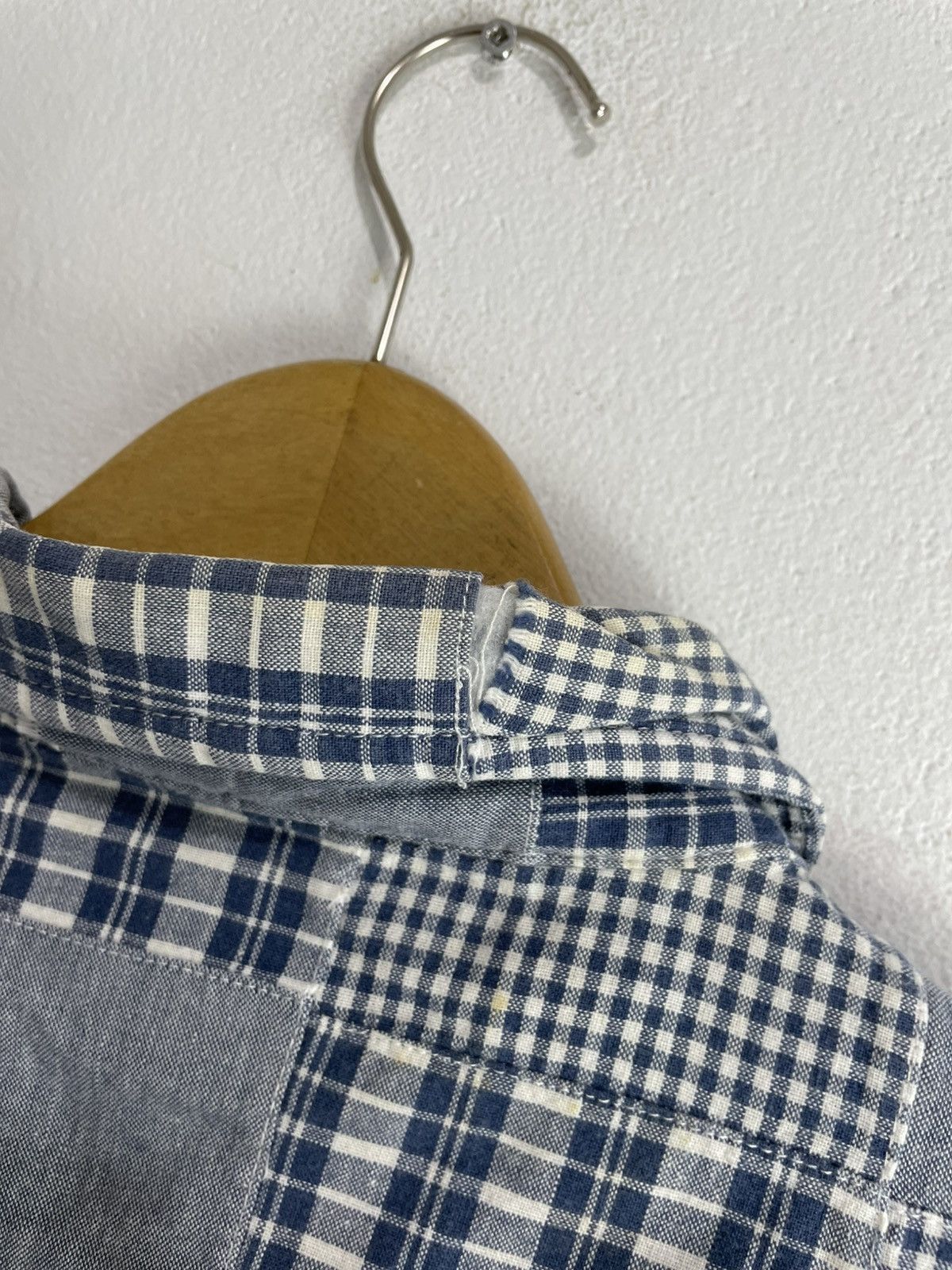 Japanese Brand Persons Jeans Japan Patchwork Shirt Junya watanabe style Size US M / EU 48-50 / 2 - 5 Thumbnail
