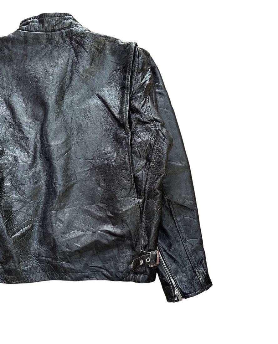 Genuine Leather Vtg EEZAN Genuine Leather Cafe Racer Jacket Size US S / EU 44-46 / 1 - 10 Thumbnail