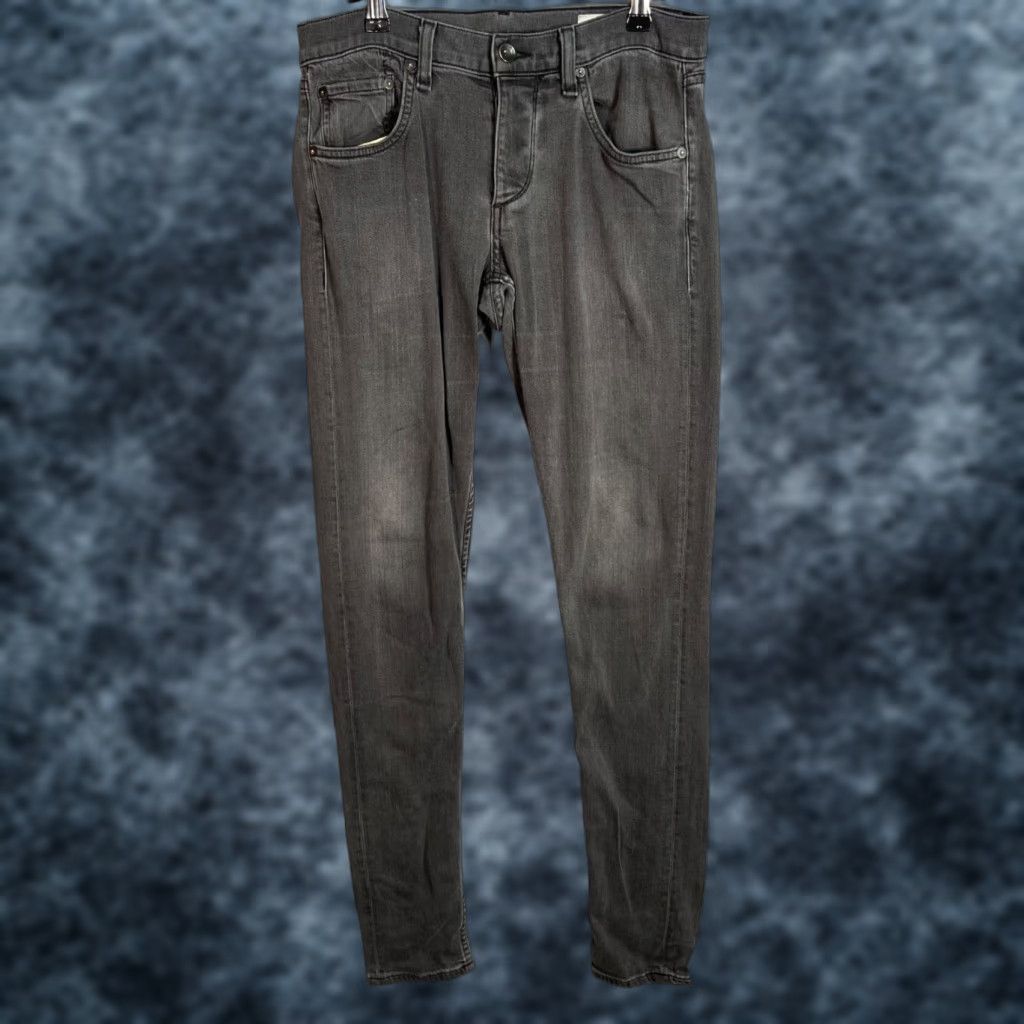 Rag & Bone VINTAGE Rag & Bone Jeans Women 31 Gray Skinny Rise Mid 31x33 Cotton Blend Size 24" / US 00 / IT 34 - 1 Thumbnail