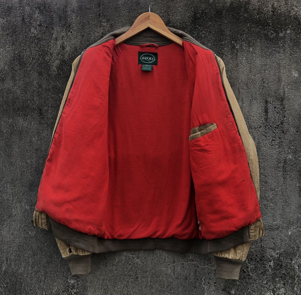 Vintage Vintage 90s Izod Corduroy Bomber Jacket Size US S / EU 44-46 / 1 - 11 Thumbnail