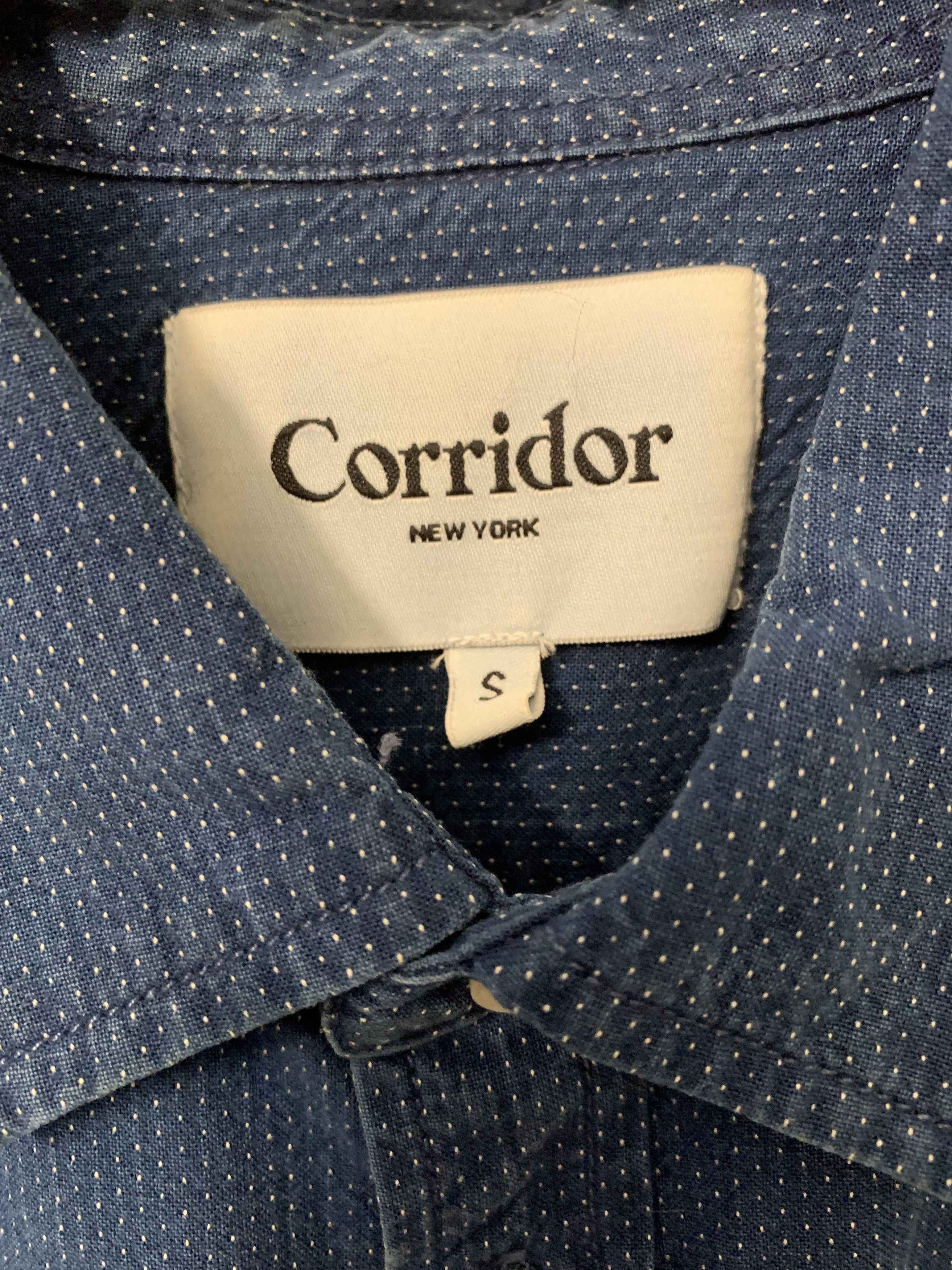 Corridor Corridor Washed Indigo Dot shirt Size Small Size US S / EU 44-46 / 1 - 4 Thumbnail
