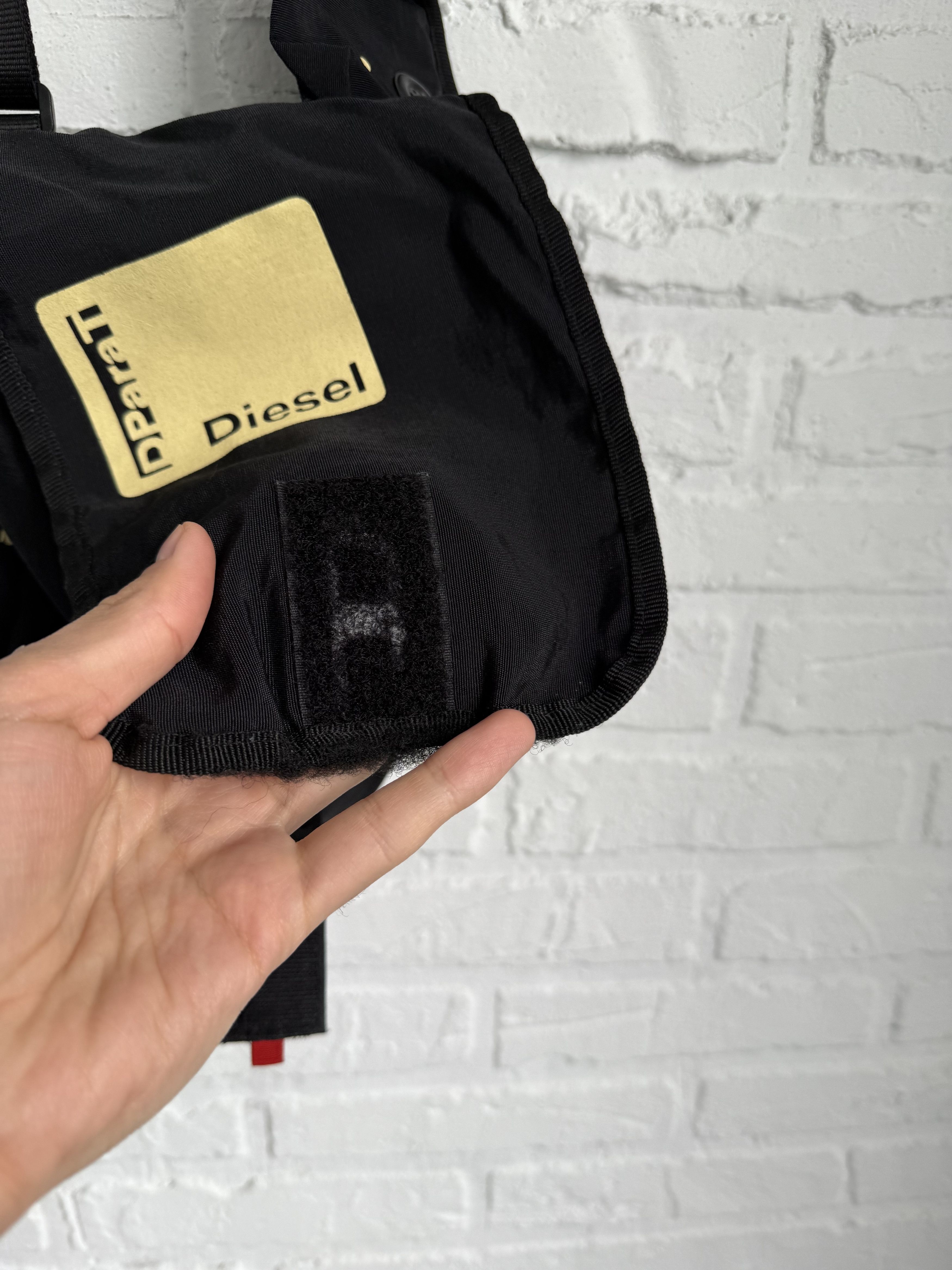 Diesel × Vintage RARE 2000s Diesel Dparat crossbody messenger bag Size ONE SIZE - 8 Thumbnail