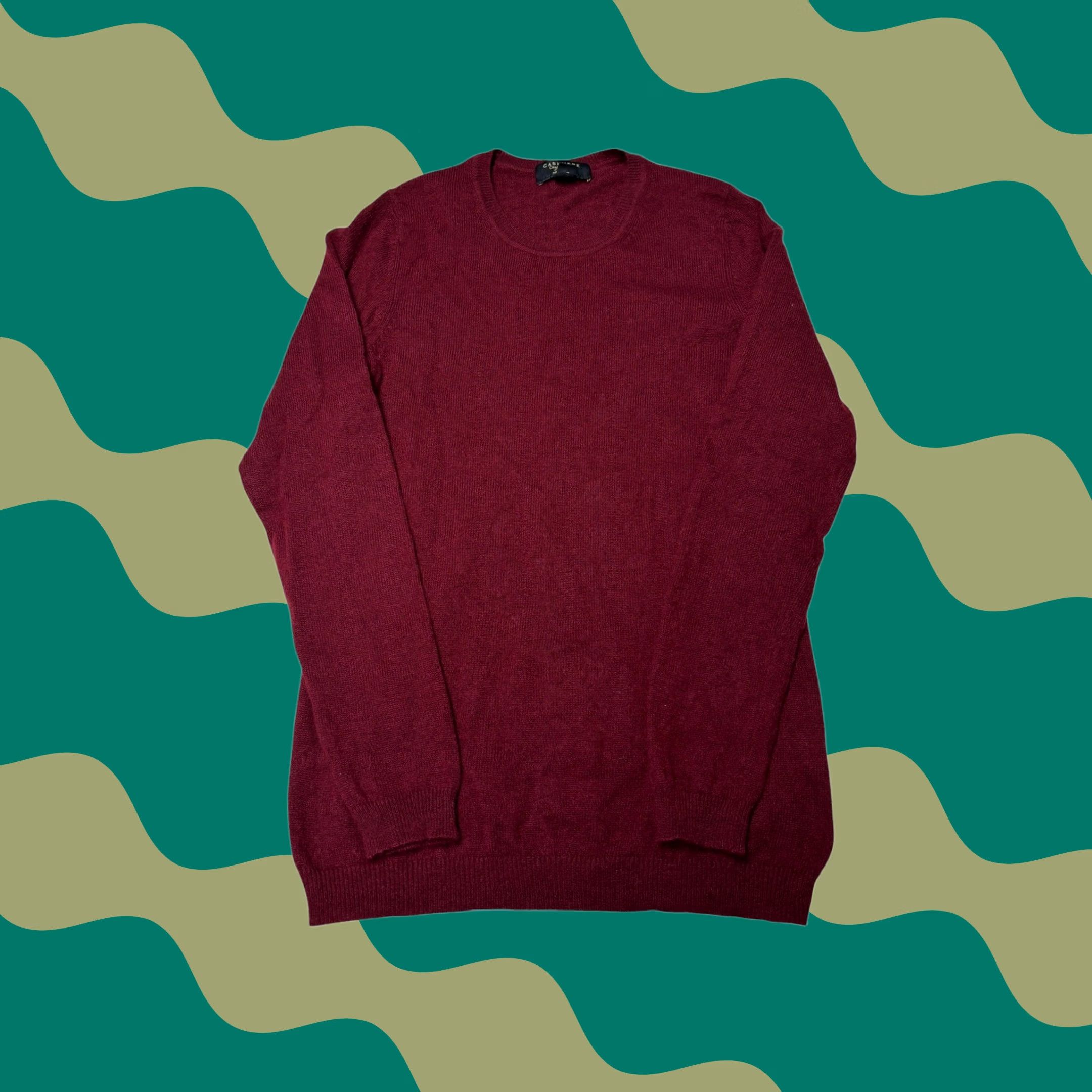 Charter Club Charter Club Luxury 100% Cashmere Crewneck Sweater Burgundy Red Small Women Knit Pullover Crew Neck Long Sleeve Solid Knit Wool? Size S / US 4 / IT 40 - 1 Thumbnail