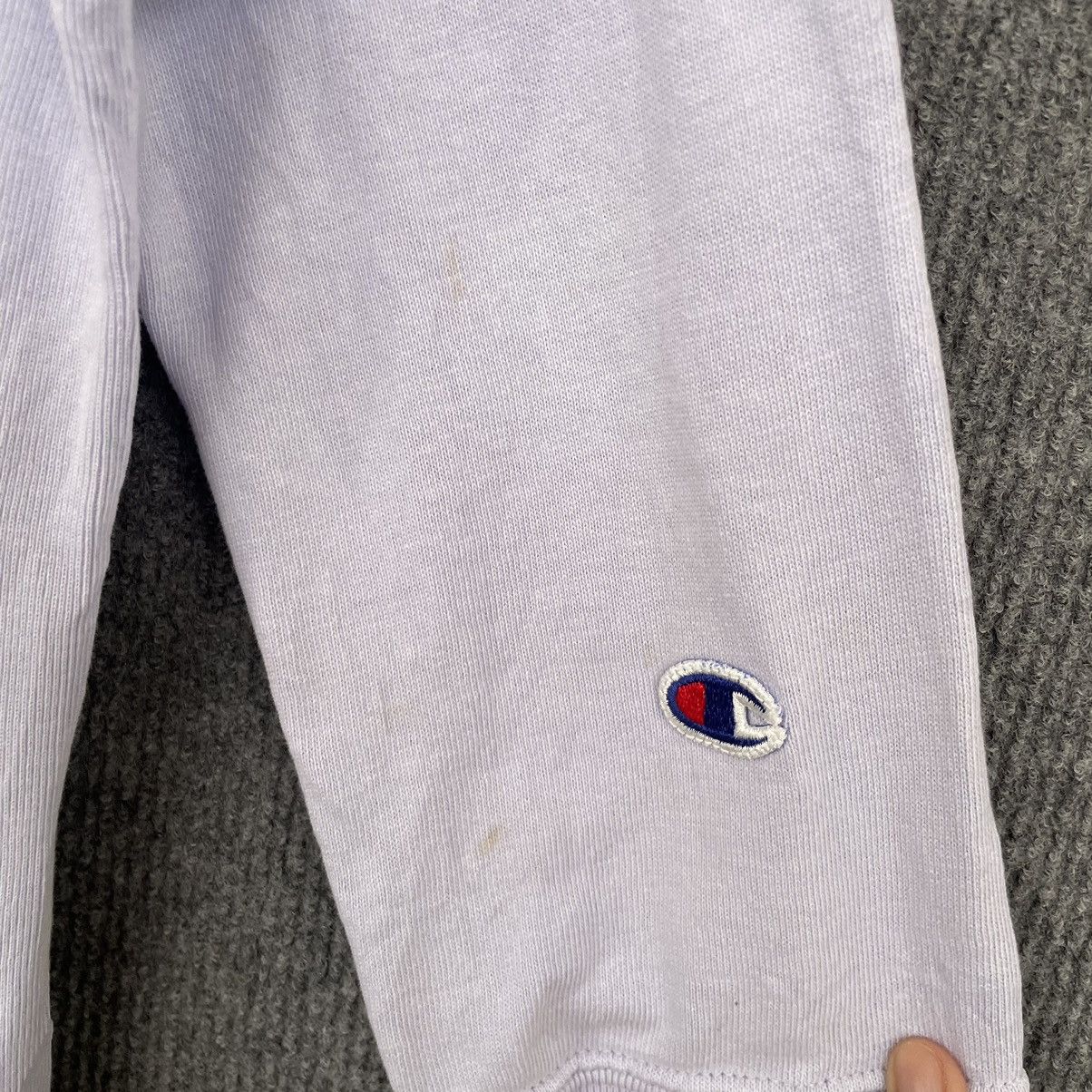Champion × Vintage 90s Champion Reverse Weave 3QR Cropped T Shirt Size US M / EU 48-50 / 2 - 3 Thumbnail