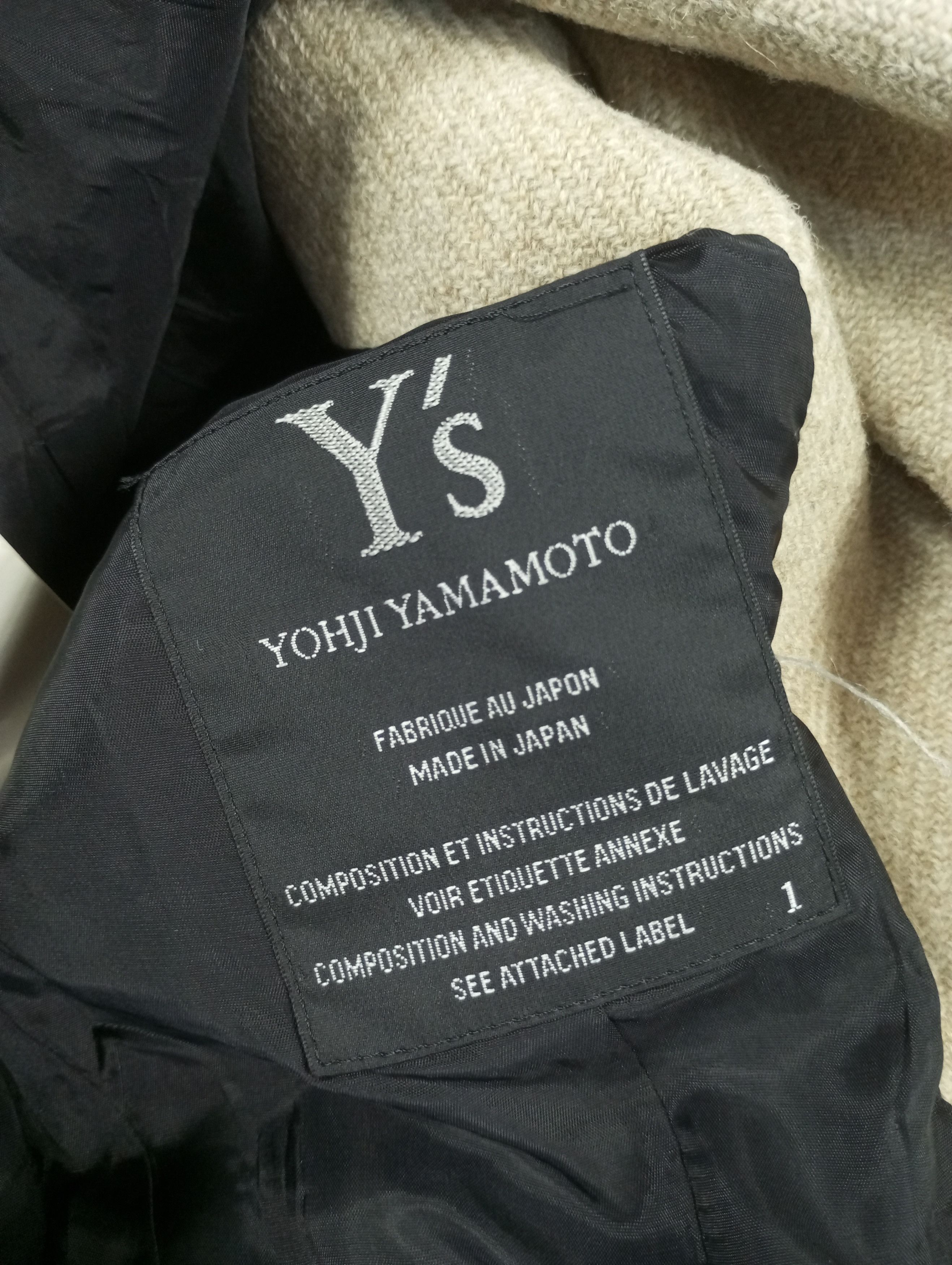 Vintage × Y's × Yohji Yamamoto Y's Japanese Fashion Designer Brand Yohji Yamamoto Jacket Size XS / US 0-2 / IT 36-38 - 6 Thumbnail