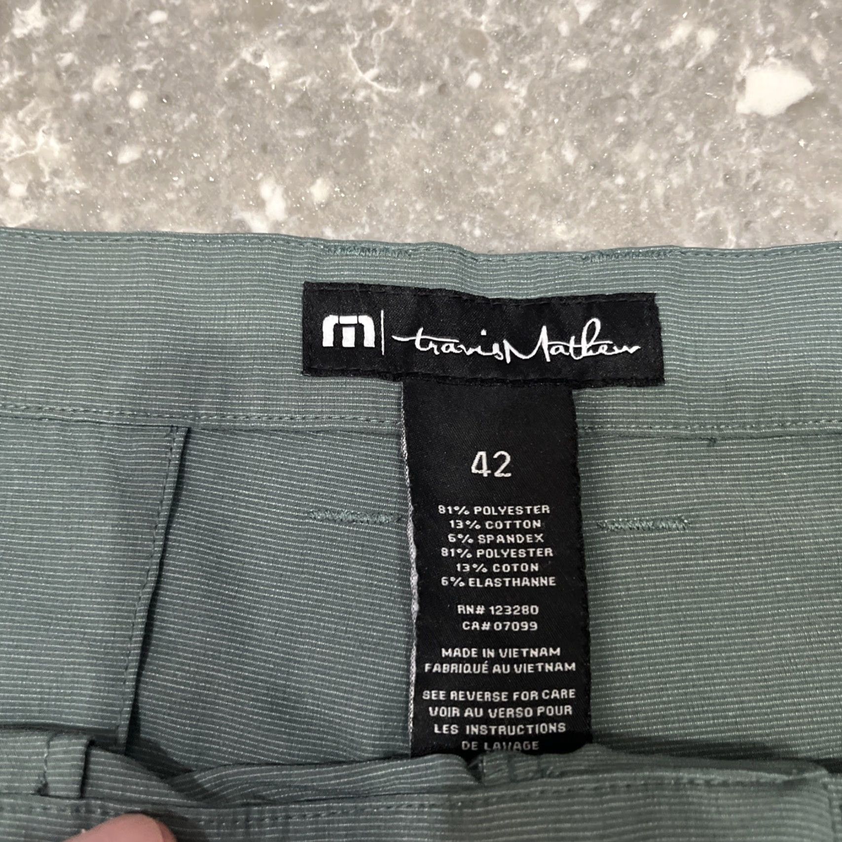 TravisMathew Travis Mathew Mens Shorts 42 Gray Golf Casual Performance Pockets 12" Outdoor Size US 42 / EU 58 - 3 Thumbnail