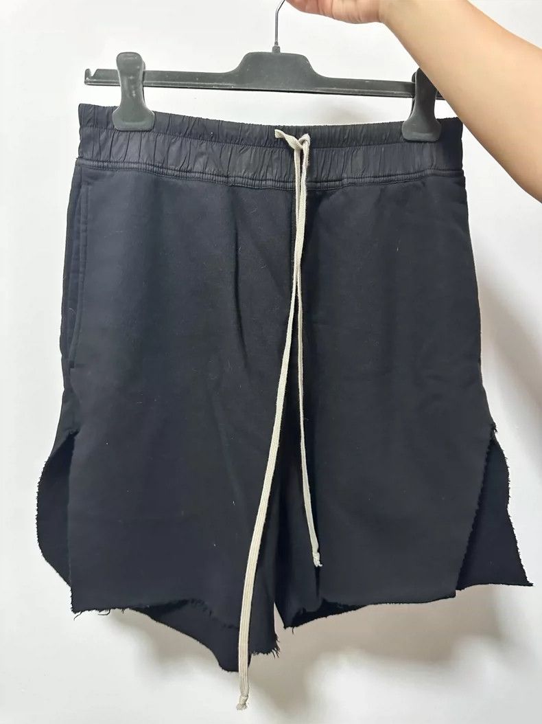 Rick Owens rick owens black cotton shorts size 46-dmc Size US 31 - 1 Thumbnail