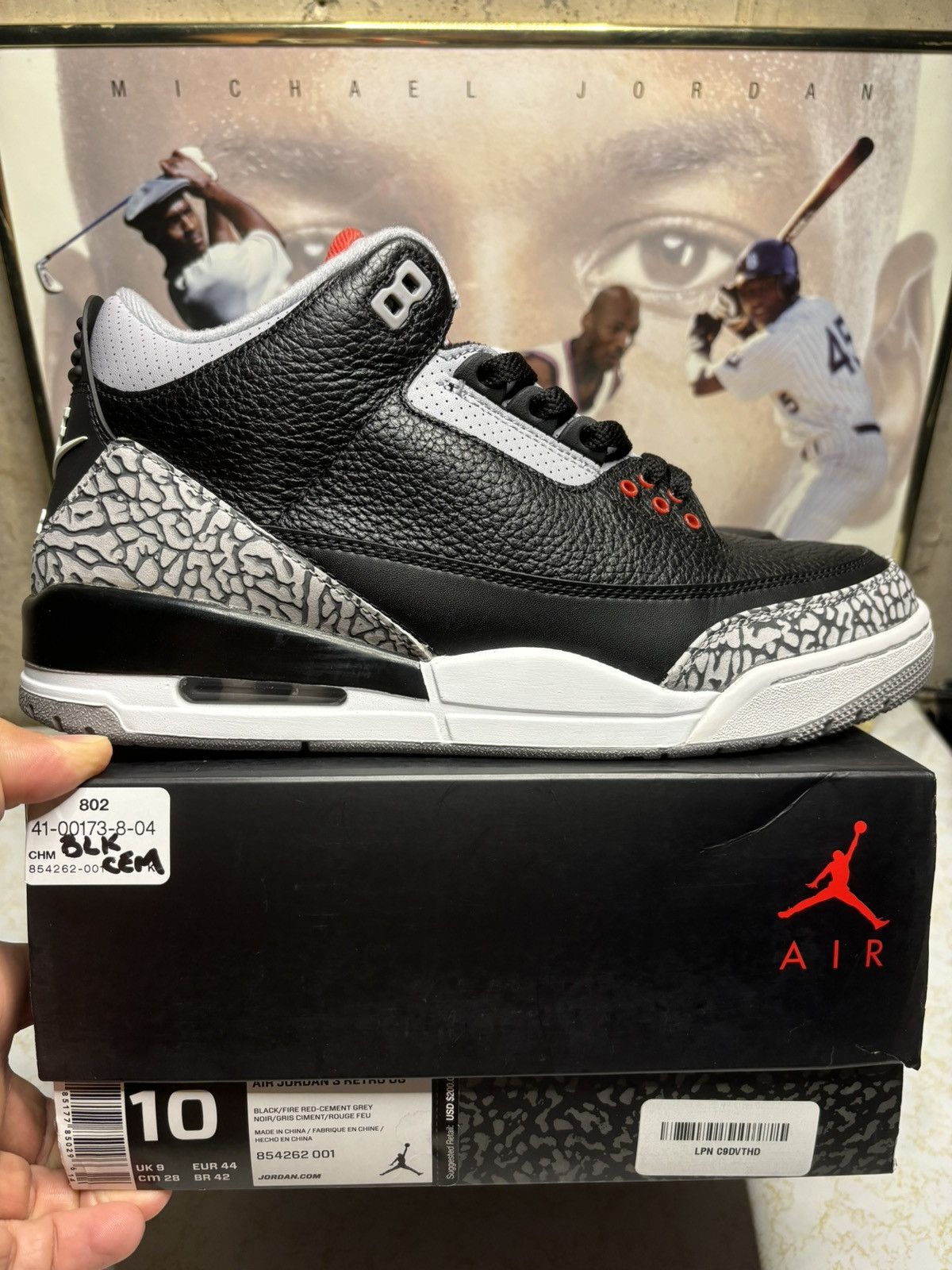 Jordan 3 Retro Black Cement 2018