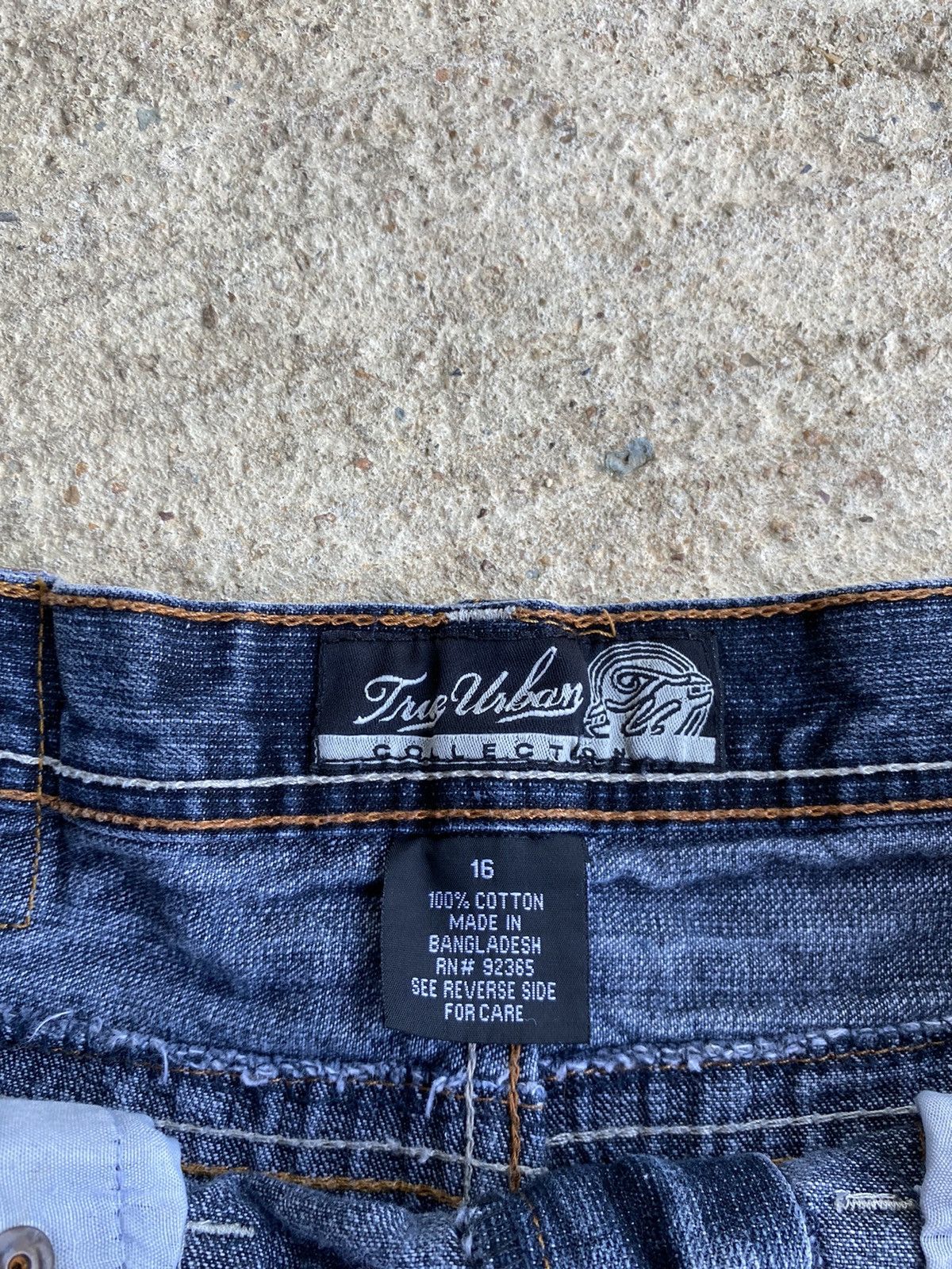 Affliction × Vintage Vintage Y2K Affliction Style Embroidered Pocket Jeans Size US 28 / EU 44 - 8 Thumbnail