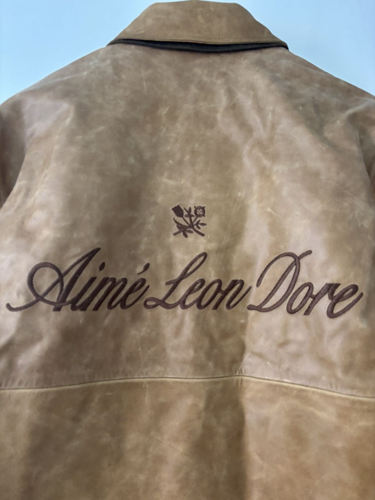 Aime Leon Dore Aime Leon Dore Leather Aviator Jacket Size US M / EU 48-50 / 2 - 8 Thumbnail